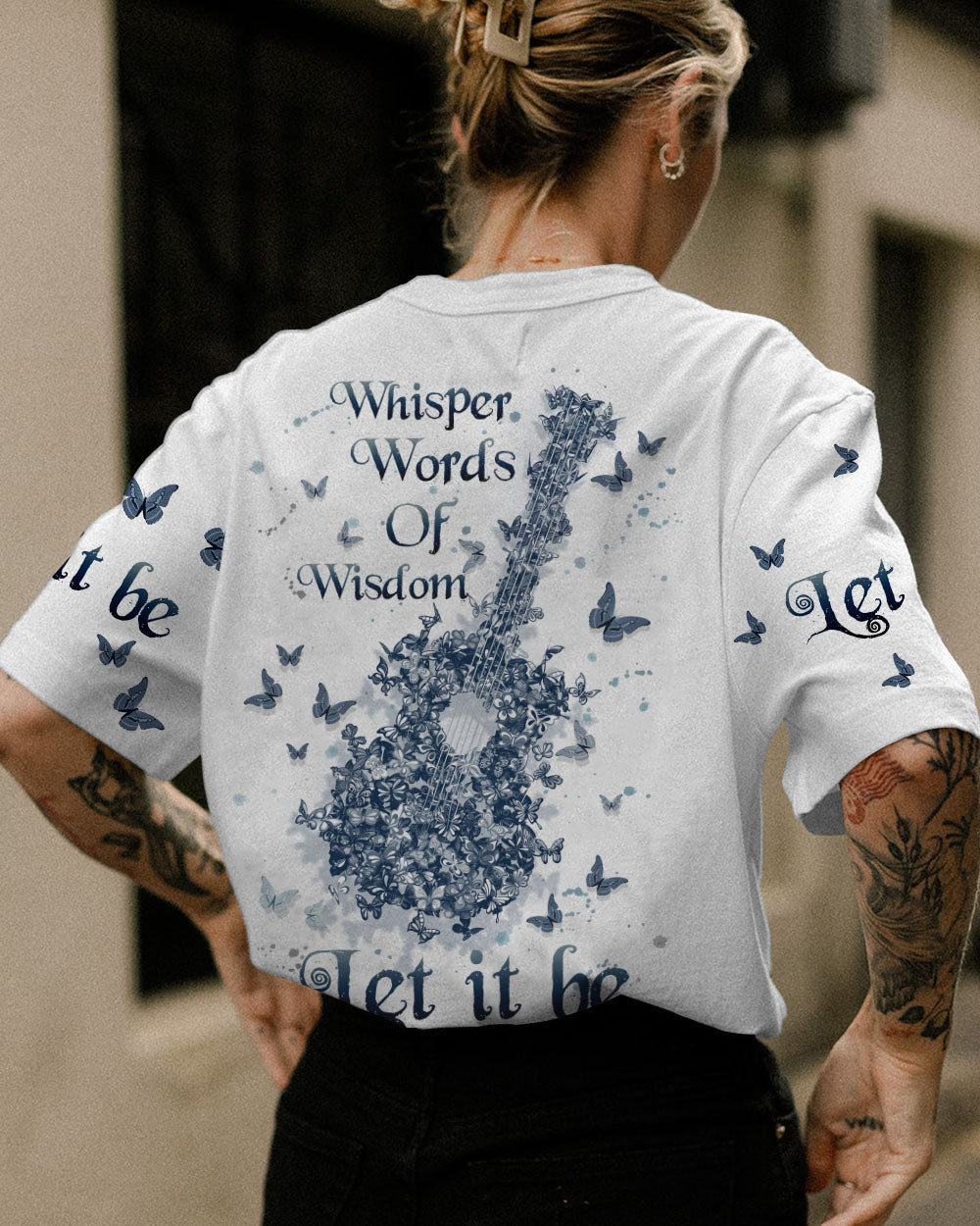 WHISPER WORDS OF WISDOM GUITAR ALL OVER PRINT - TLNZ0403232