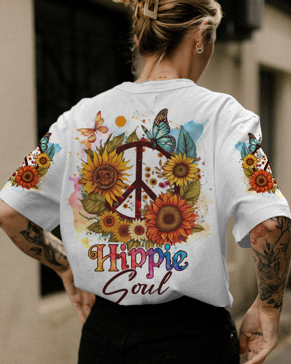 HIPPIE SOUL SUNFLOWER ALL OVER PRINT - YHLN2802232