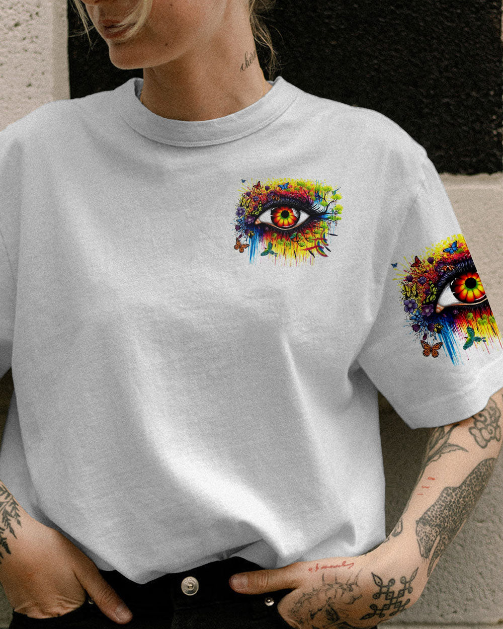 THE EYES ARE USELESS WHEN THE MIND IS BLIND ALL OVER PRINT - TYTM2903231
