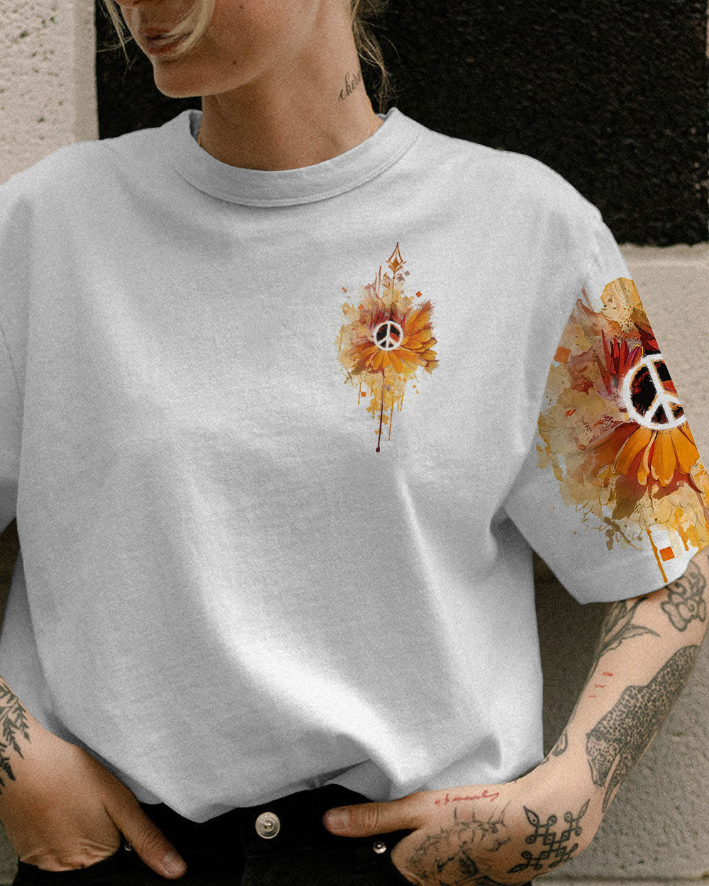 HIPPIE SOUL SUNFLOWER ALL OVER PRINT - TA2802232
