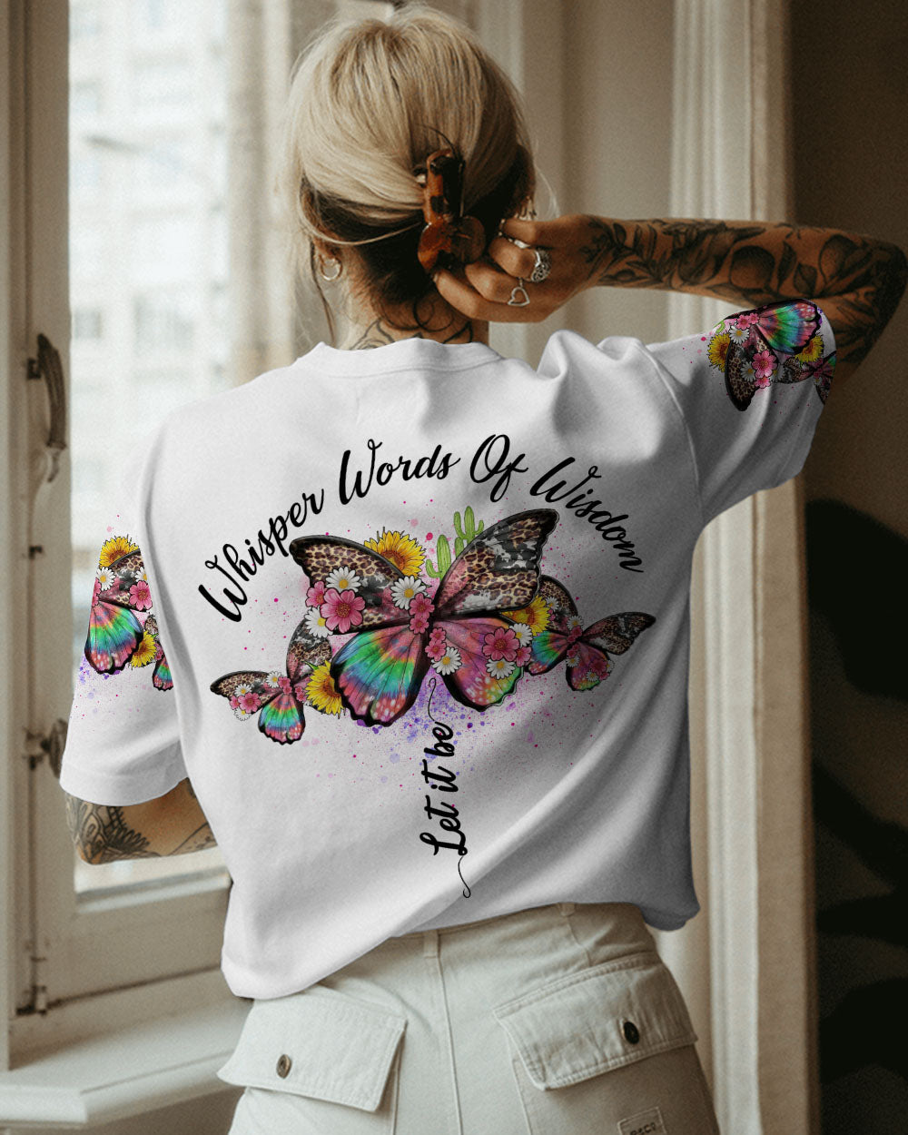 WHISPER WORDS OF WISDOM BUTTERFLY ALL OVER PRINT - YHDU1603232