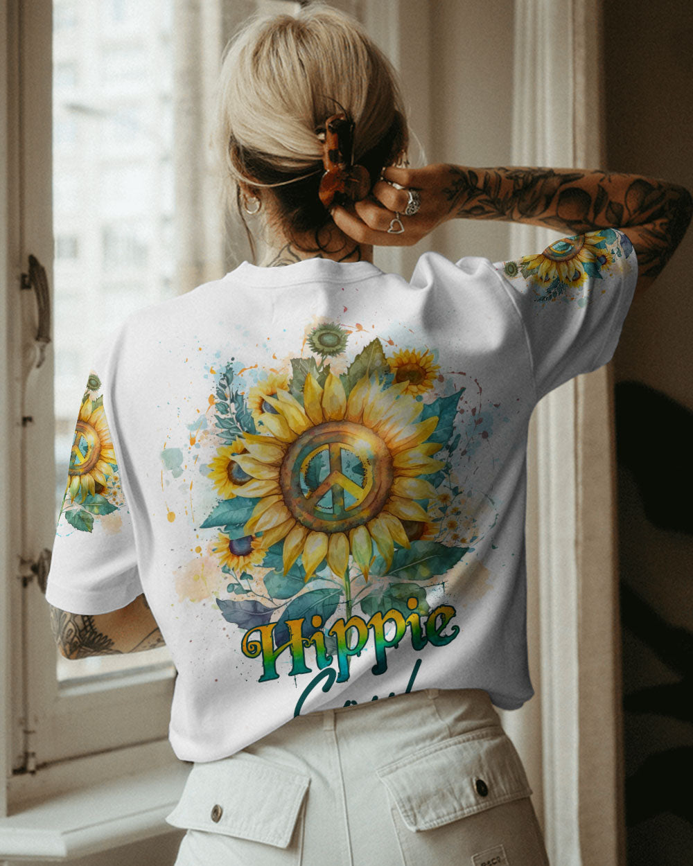 HIPPIE SOUL SUNFLOWER ALL OVER PRINT - YHLN2402232
