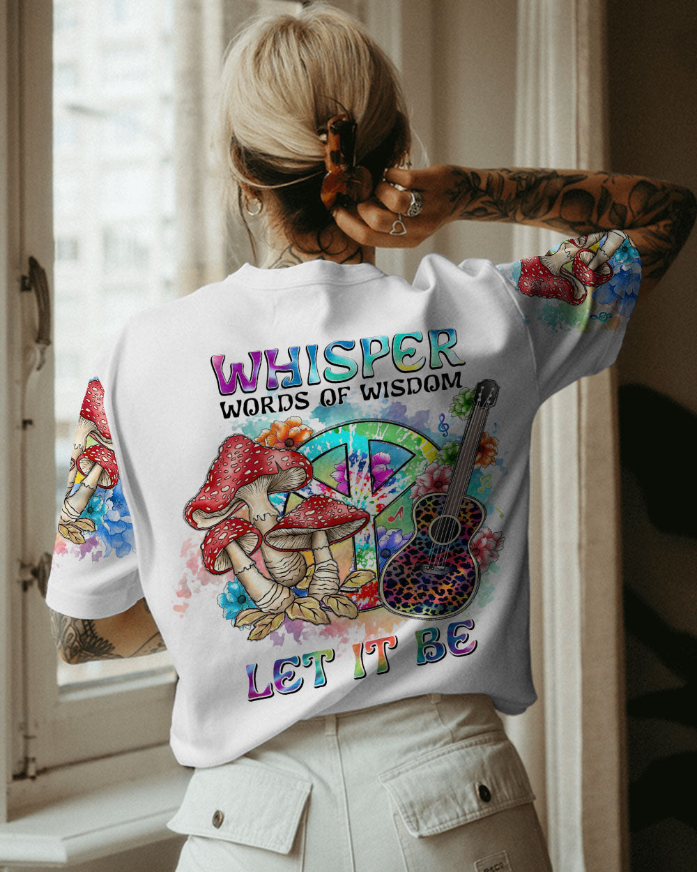 WHISPER WORDS OF WISDOM LEOPARD GUITAR ALL OVER PRINT - TL0302231