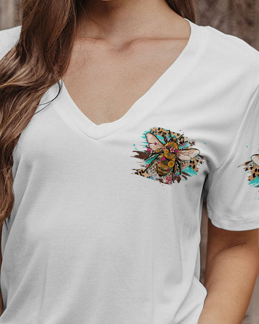 STAY WILD FLOWER CHILD BEE ALL OVER PRINT - YHDU1603233