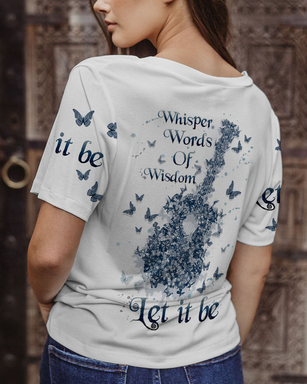 WHISPER WORDS OF WISDOM GUITAR ALL OVER PRINT - TLNZ0403232