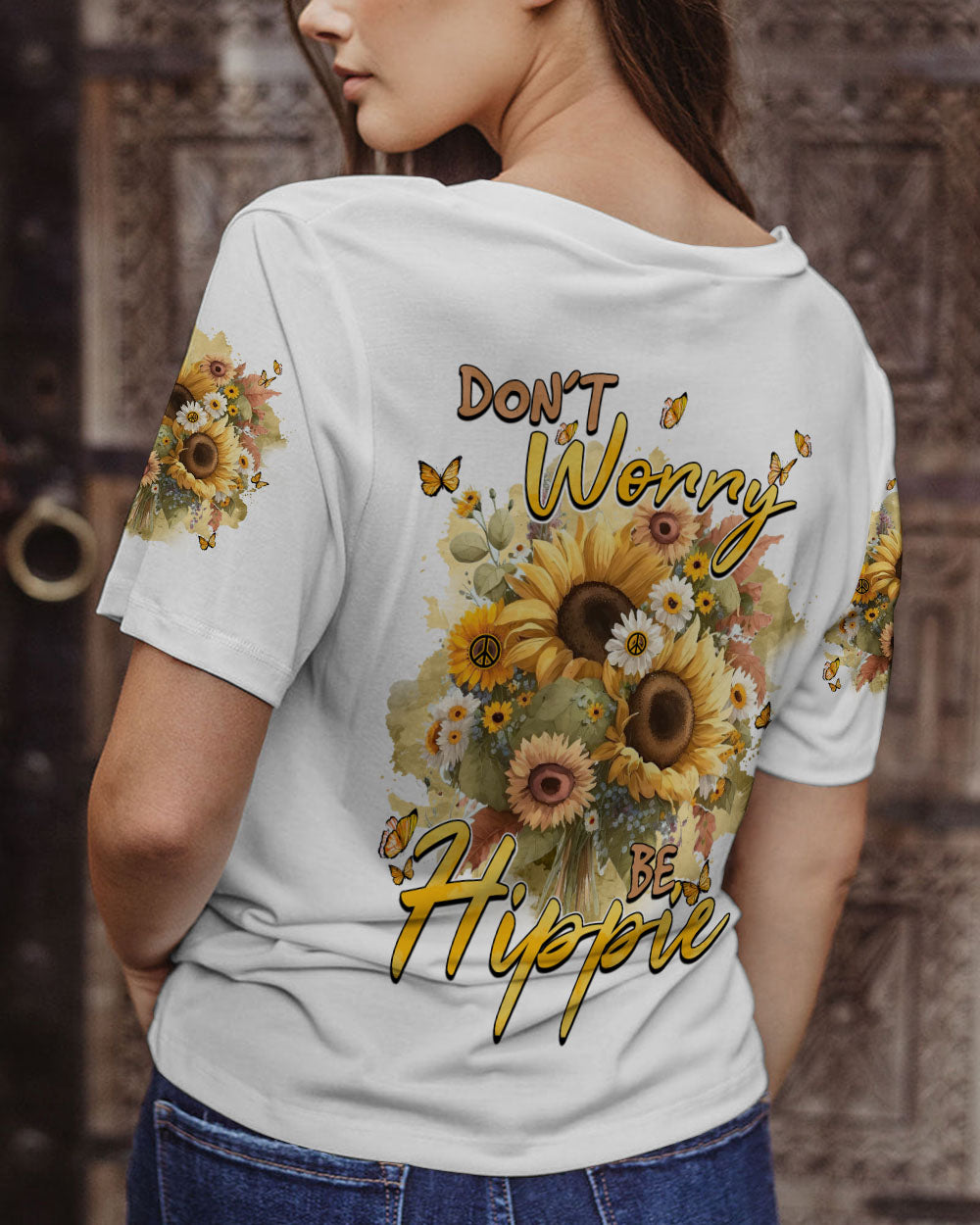 DON'T WORRY BE HIPPIE ALL OVER PRINT - TYTM0303236