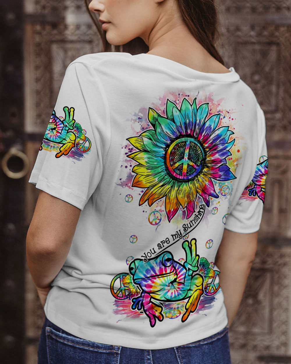 YOU ARE MY SUNSHINE TIE DYE ALL OVER PRINT - TYTM2702234