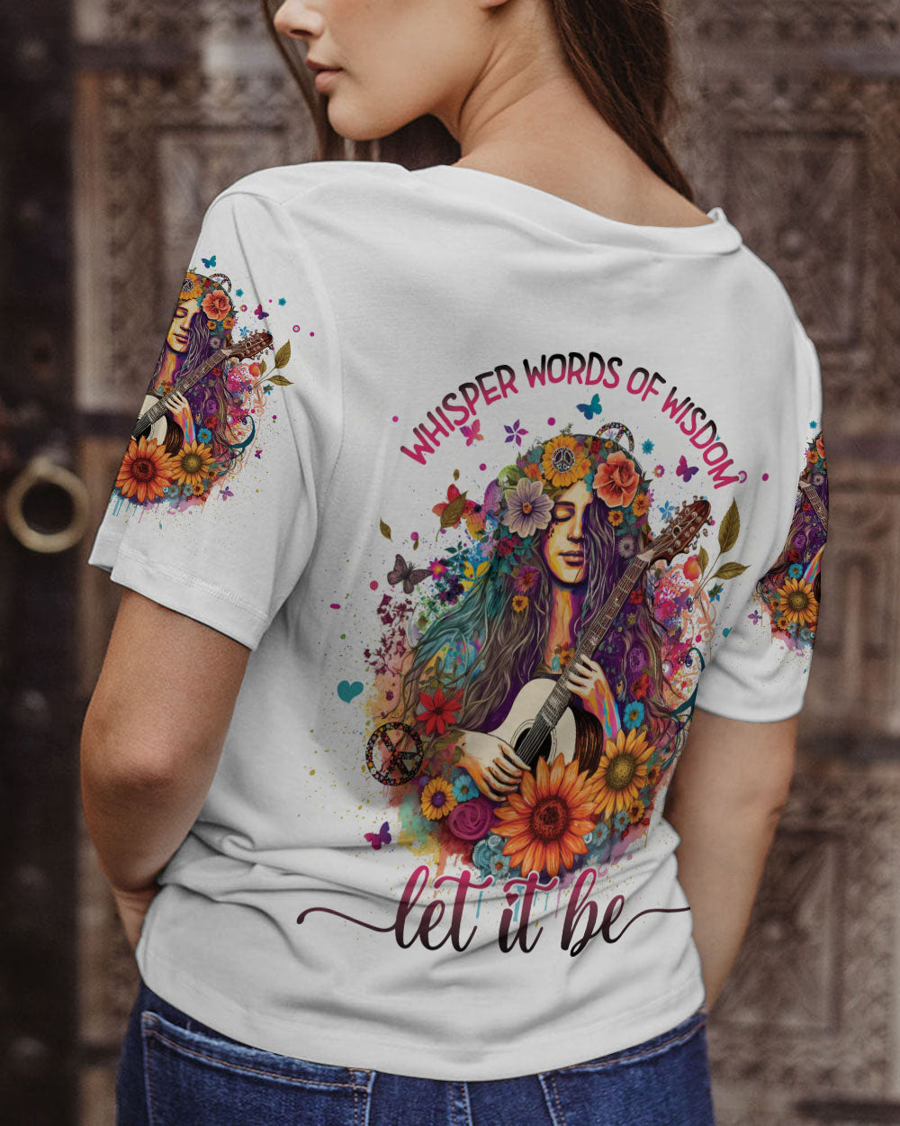 WHISPER WORDS OF WISDOM HIPPIE GIRL ALL OVER PRINT - YHHG0802233