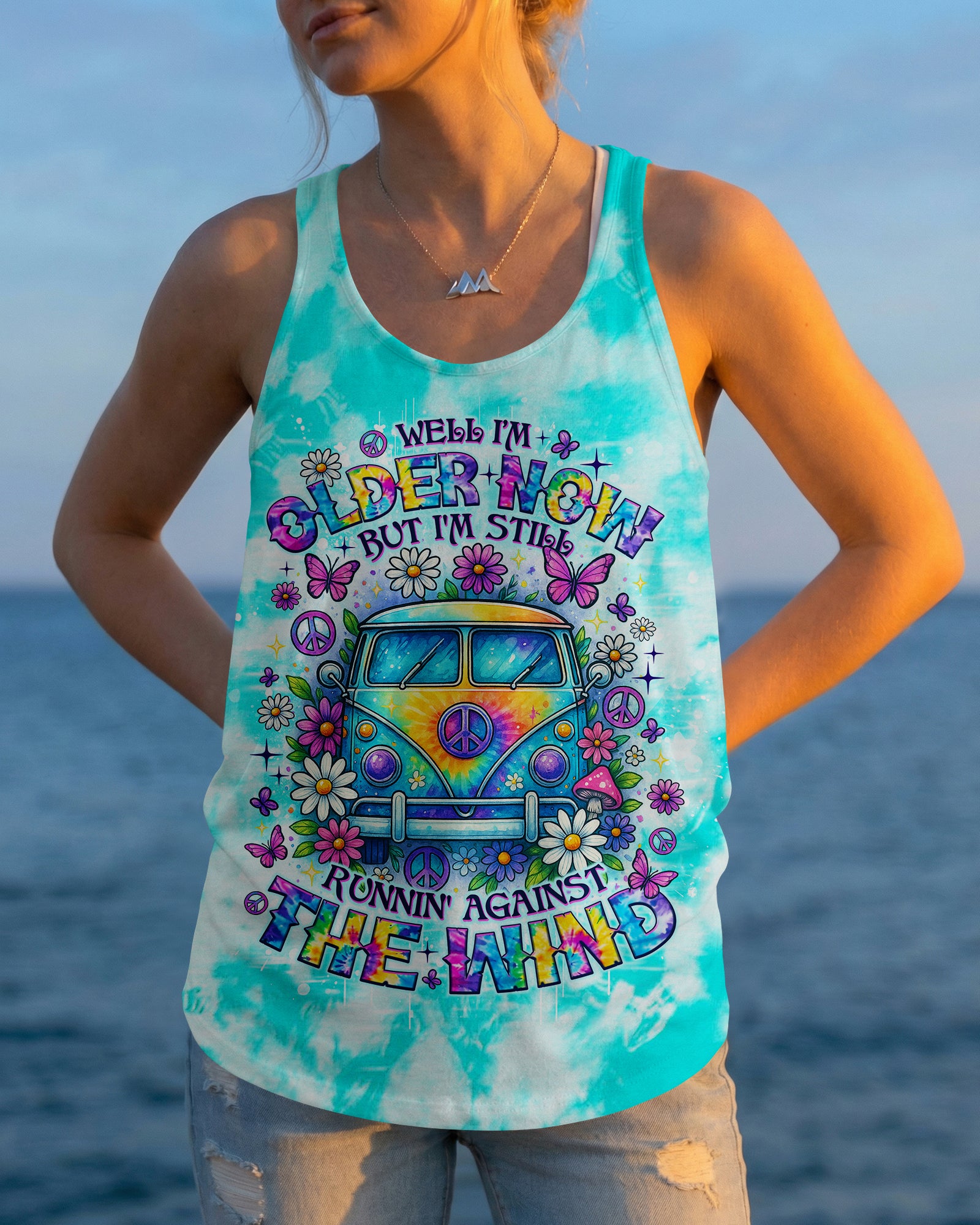RUNNING AGAINST THE WIND BUS TIE DYE ALL OVER PRINT - TLNO1904253