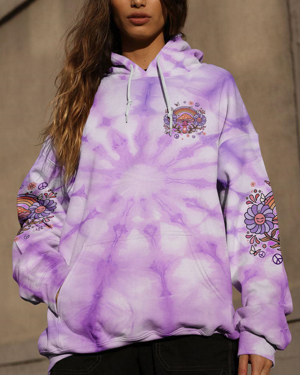 GO OUTSIDE TO LOOK INSIDE TIE DYE ALL OVER PRINT - TYQY2308243