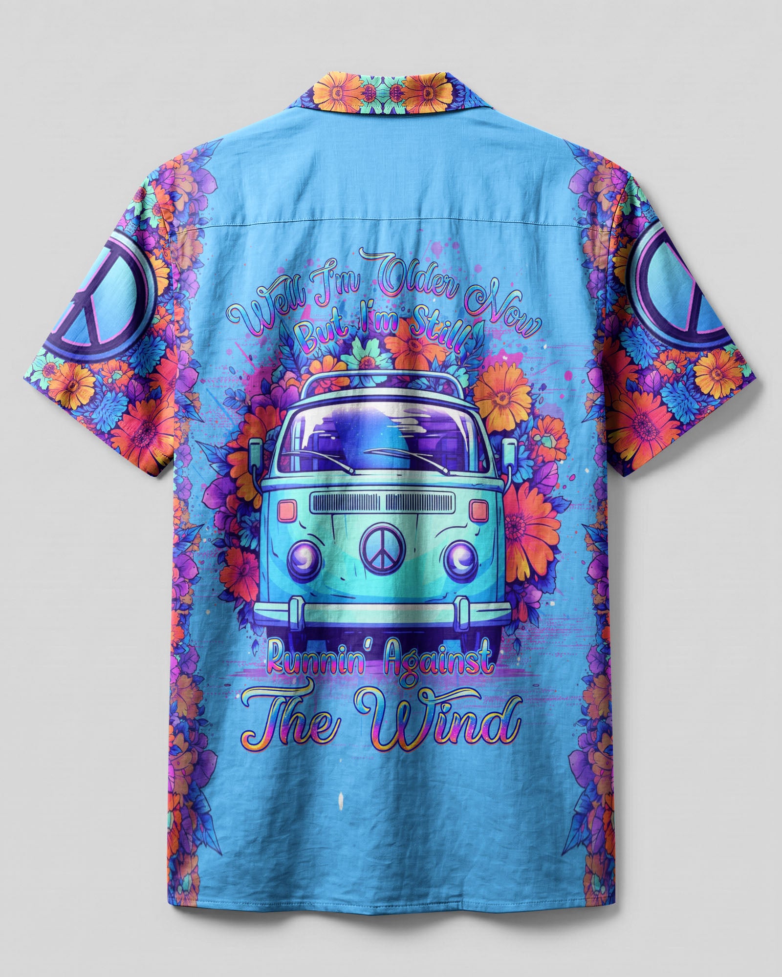 RUNNING AGAINST THE WIND CAMP SHIRT - YHDU2407236