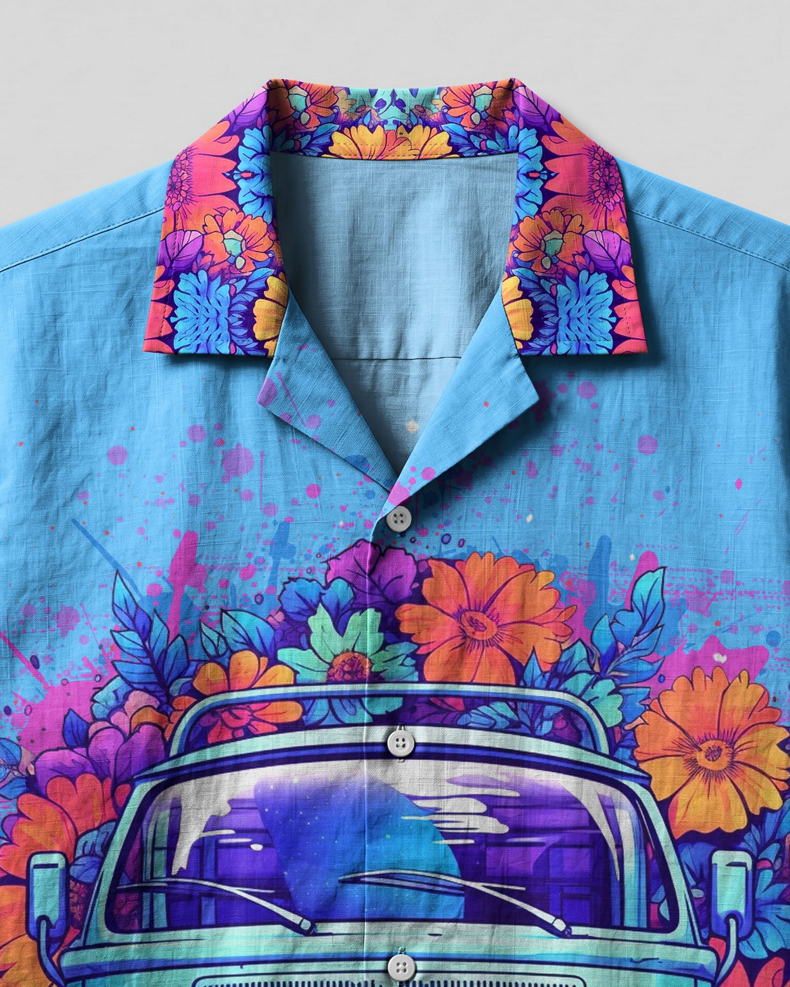 RUNNING AGAINST THE WIND CAMP SHIRT - YHDU2407236