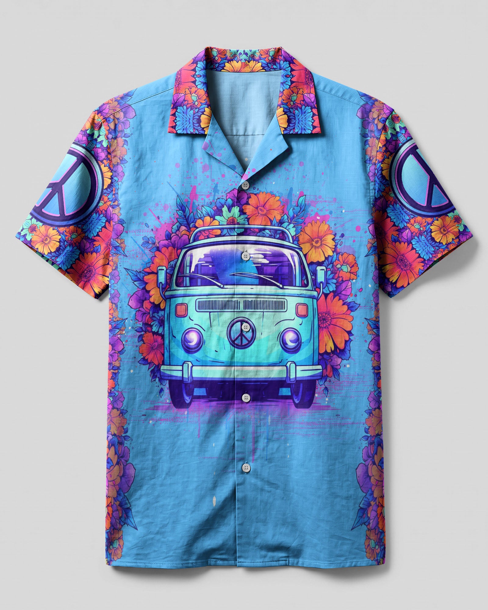 RUNNING AGAINST THE WIND CAMP SHIRT - YHDU2407236