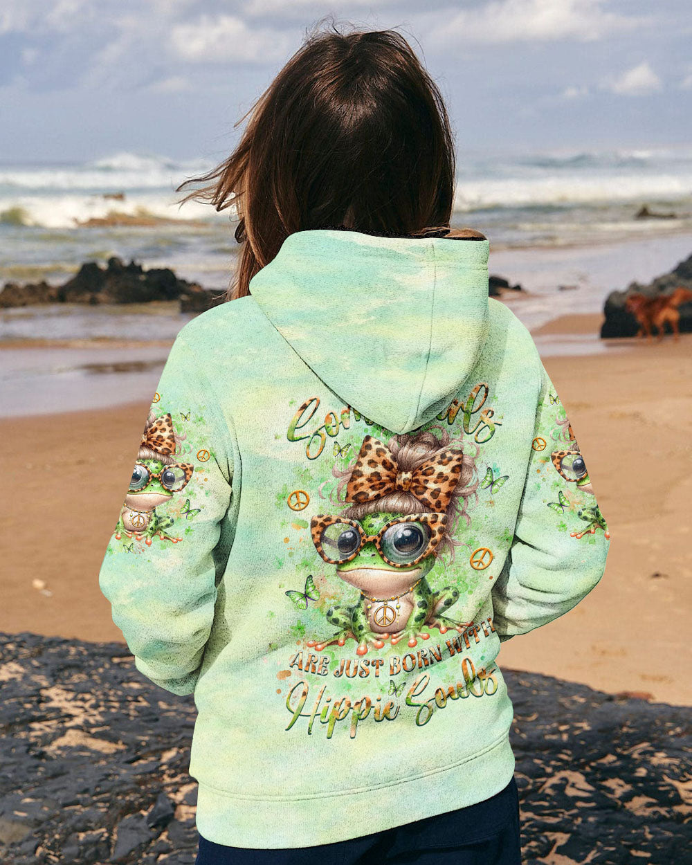SOME GIRLS ARE JUST BORN WITH HIPPIE SOULS ALL OVER PRINT - YHLT2308244