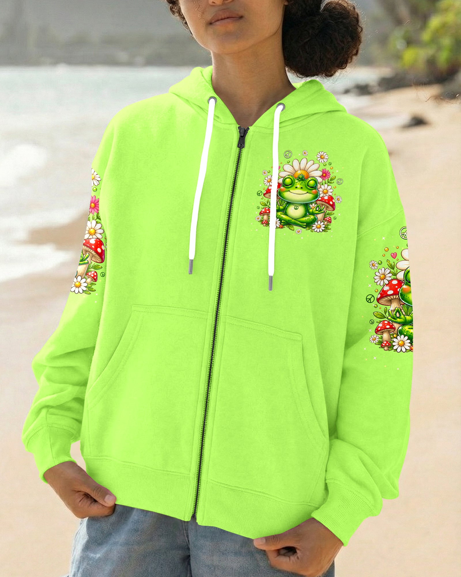 DON'T BE STRESSIN' FROG ALL OVER PRINT - TLTW1307263