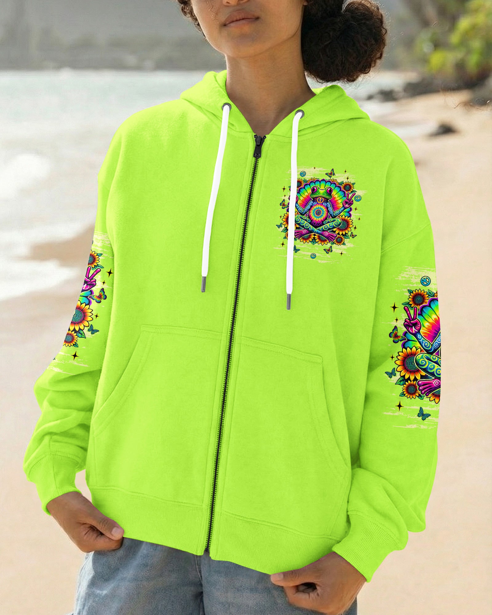 WHISPER WORDS OF WISDOM LET IT BE FROG ALL OVER PRINT   - TLNT2403263