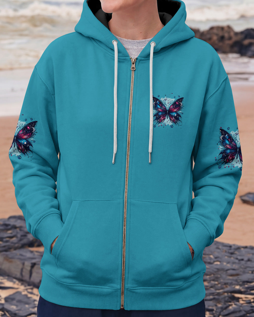 CHOOSE TO USE YOUR WINGS BUTTERFLY ALL OVER PRINT - TYQY2702262