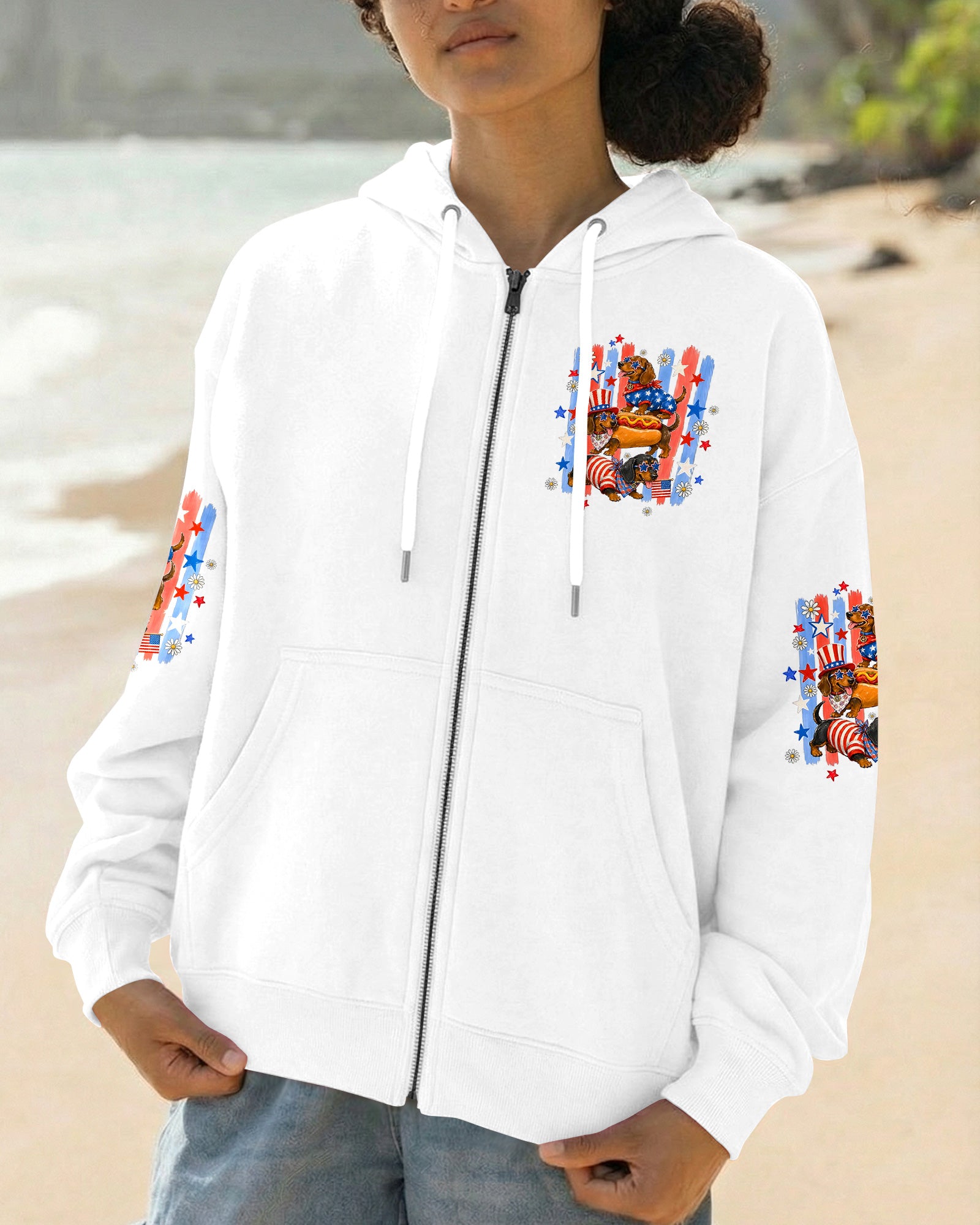 YOU LOOK LIKE THE 4TH OF JULY DACHSHUND DOG ALL OVER PRINT - TYQY0306262