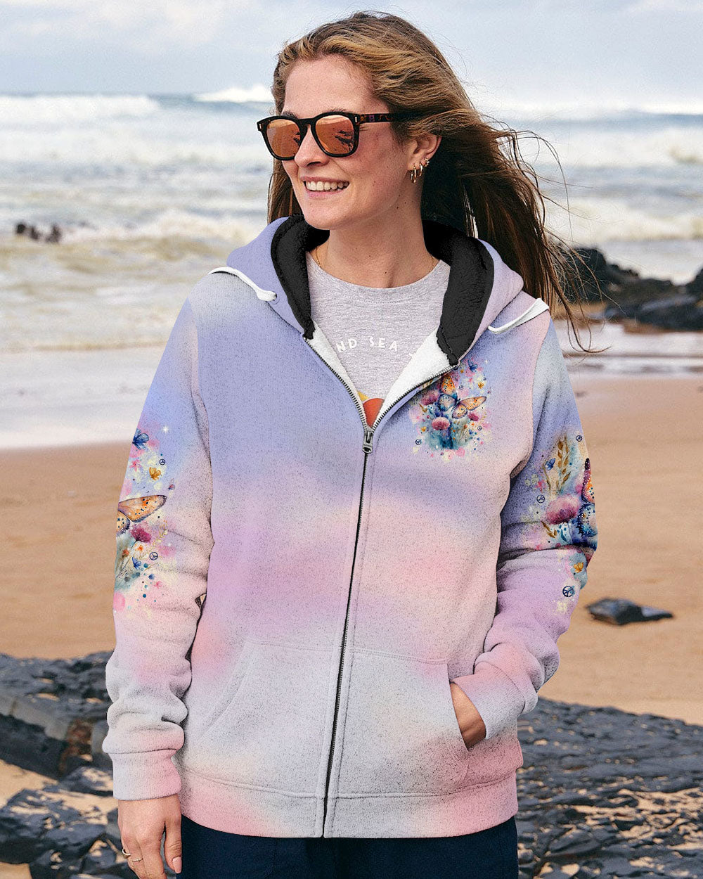 WHISPER WORDS OF WISDOM BUTTERFLY ALL OVER PRINT - TLPQ0410243