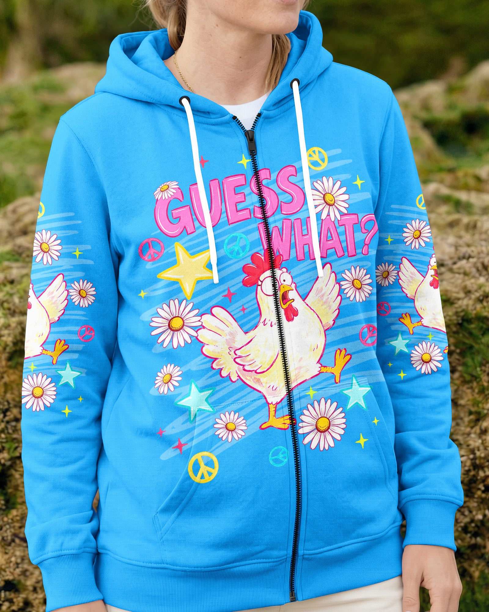 GUESS WHAT CHICKEN FUNNY ALL OVER PRINT  - TLNT2505264