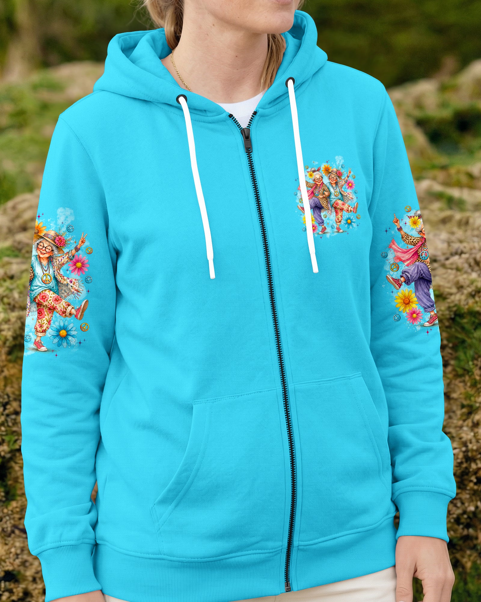 OLD HIPPIES ALL OVER PRINT - TYPQ3107262