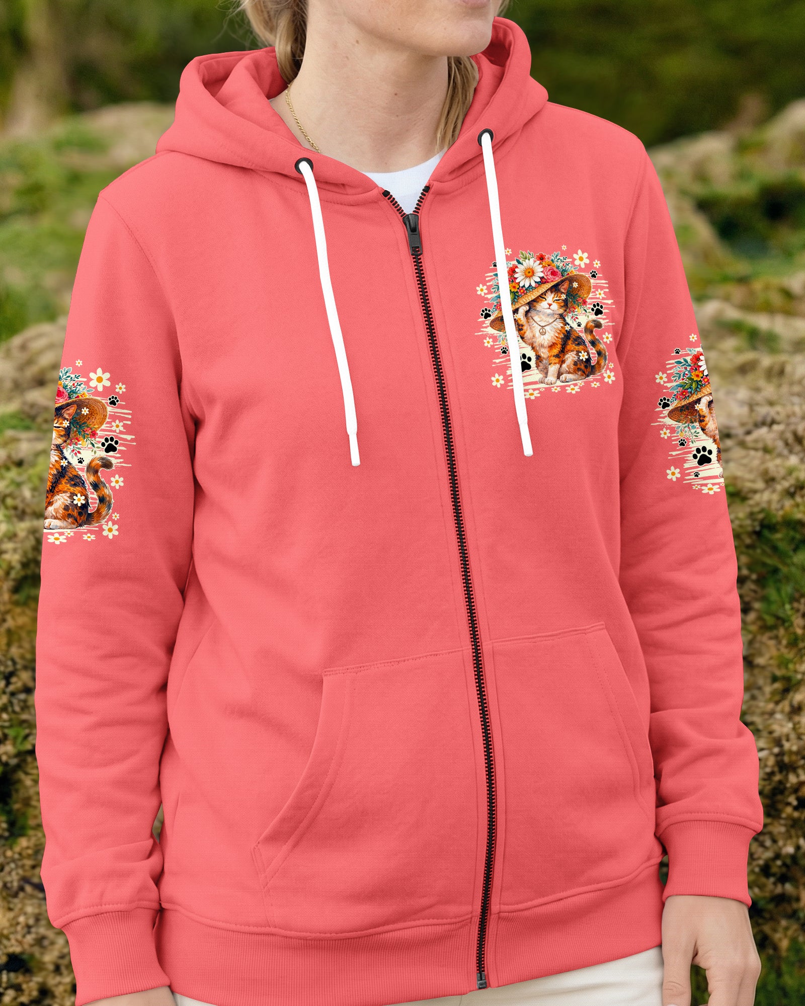 WHISPER WORDS OF WISDOM LET IT BE CAT ALL OVER PRINT - TY1105261