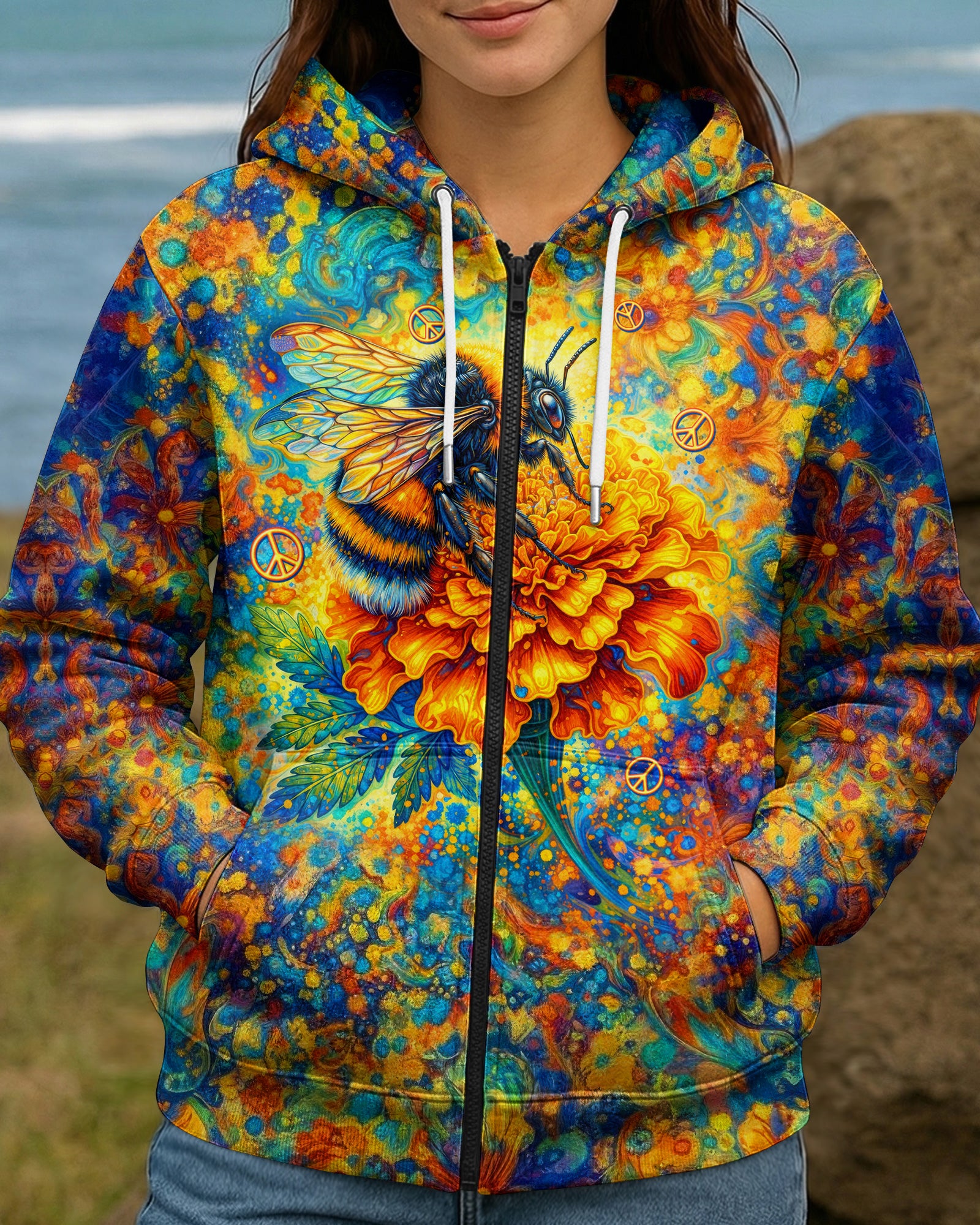IN A WORLD WHERE YOU CAN BE ANYTHING BEE KIND ALL OVER PRINT  - TLTW0604262
