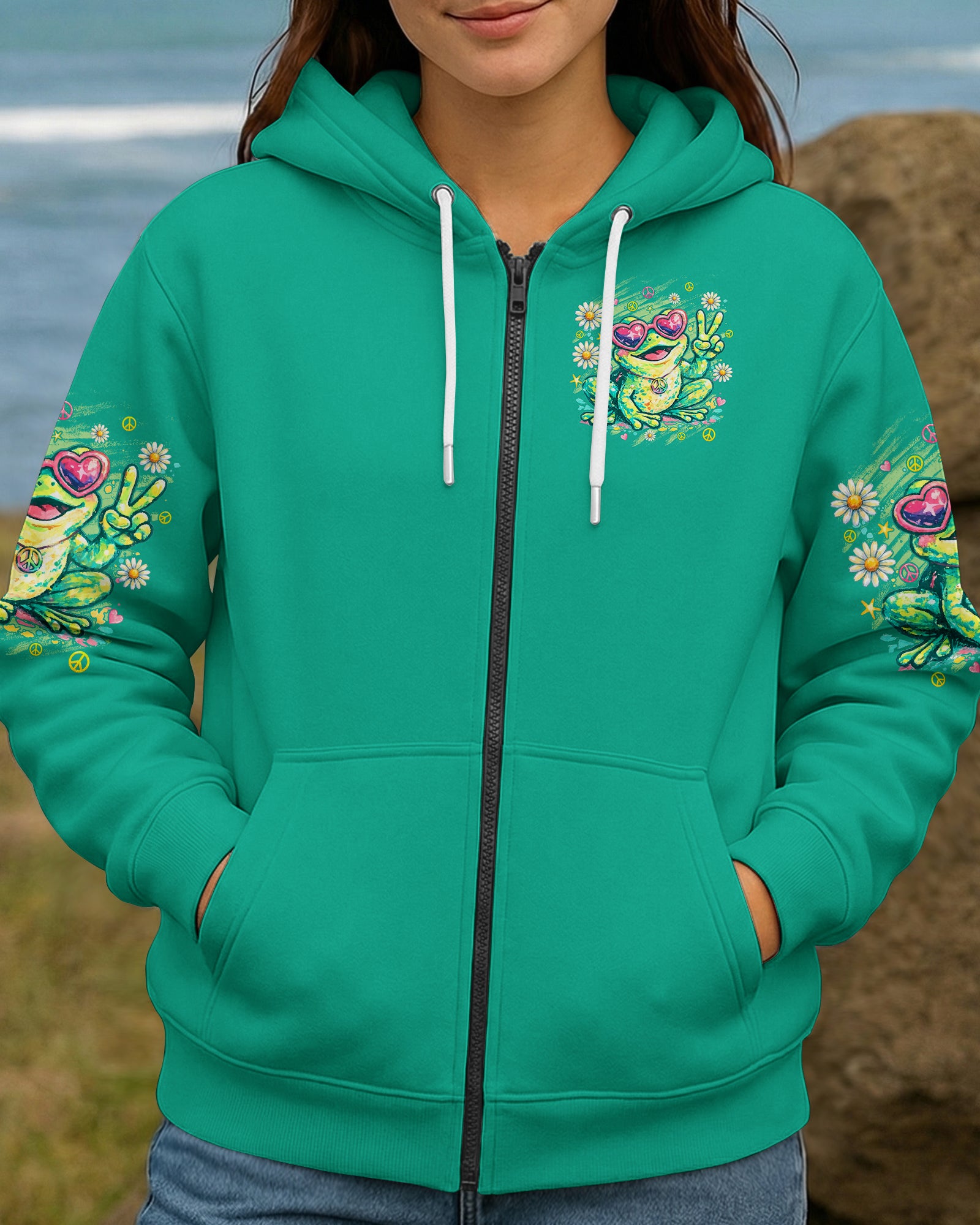 DO WHAT MAKES YOU HAPPY FROG ALL OVER PRINT - TYQY1307262
