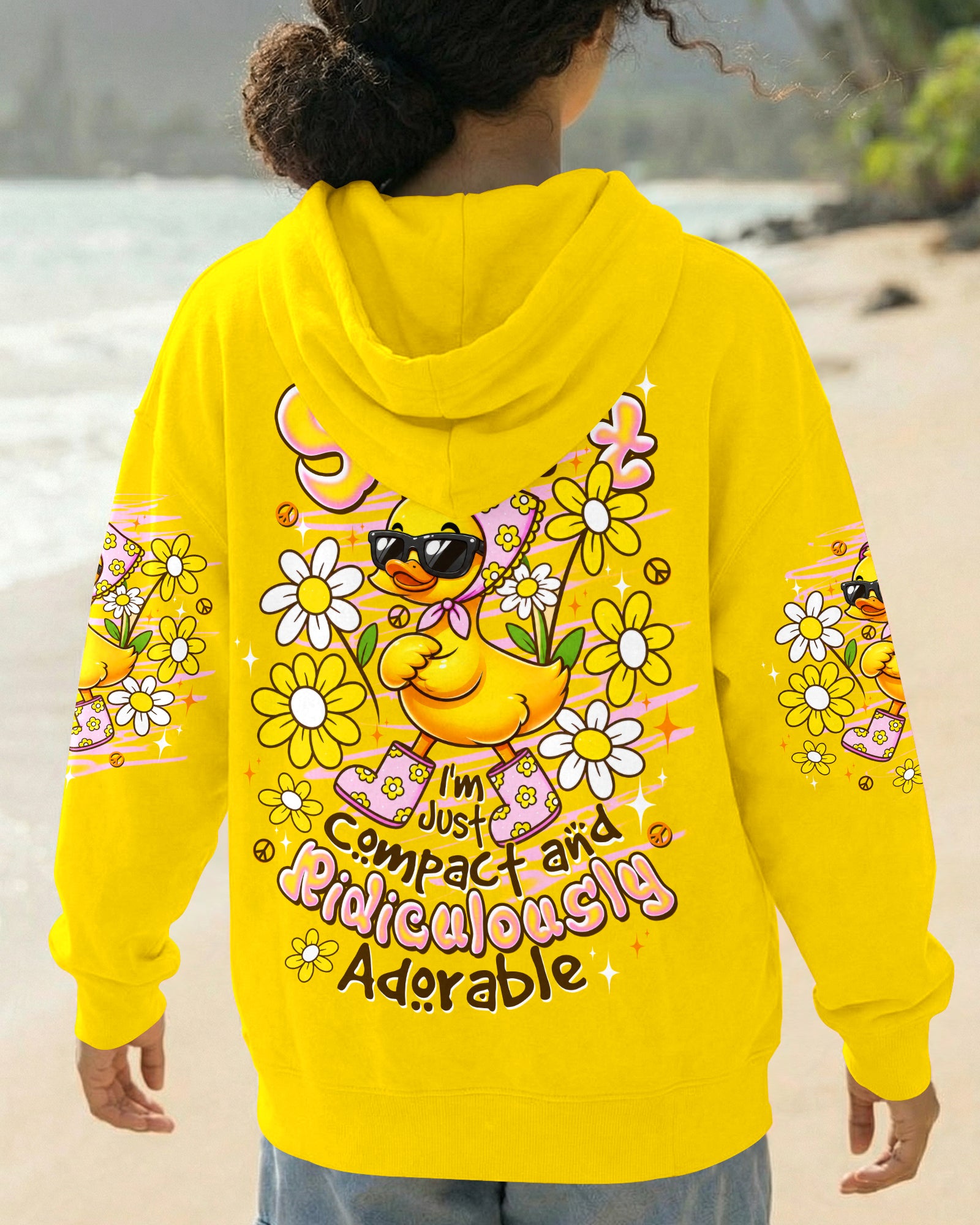 I'M NOT SHORT DUCK  ALL OVER PRINT - TLTW1107263