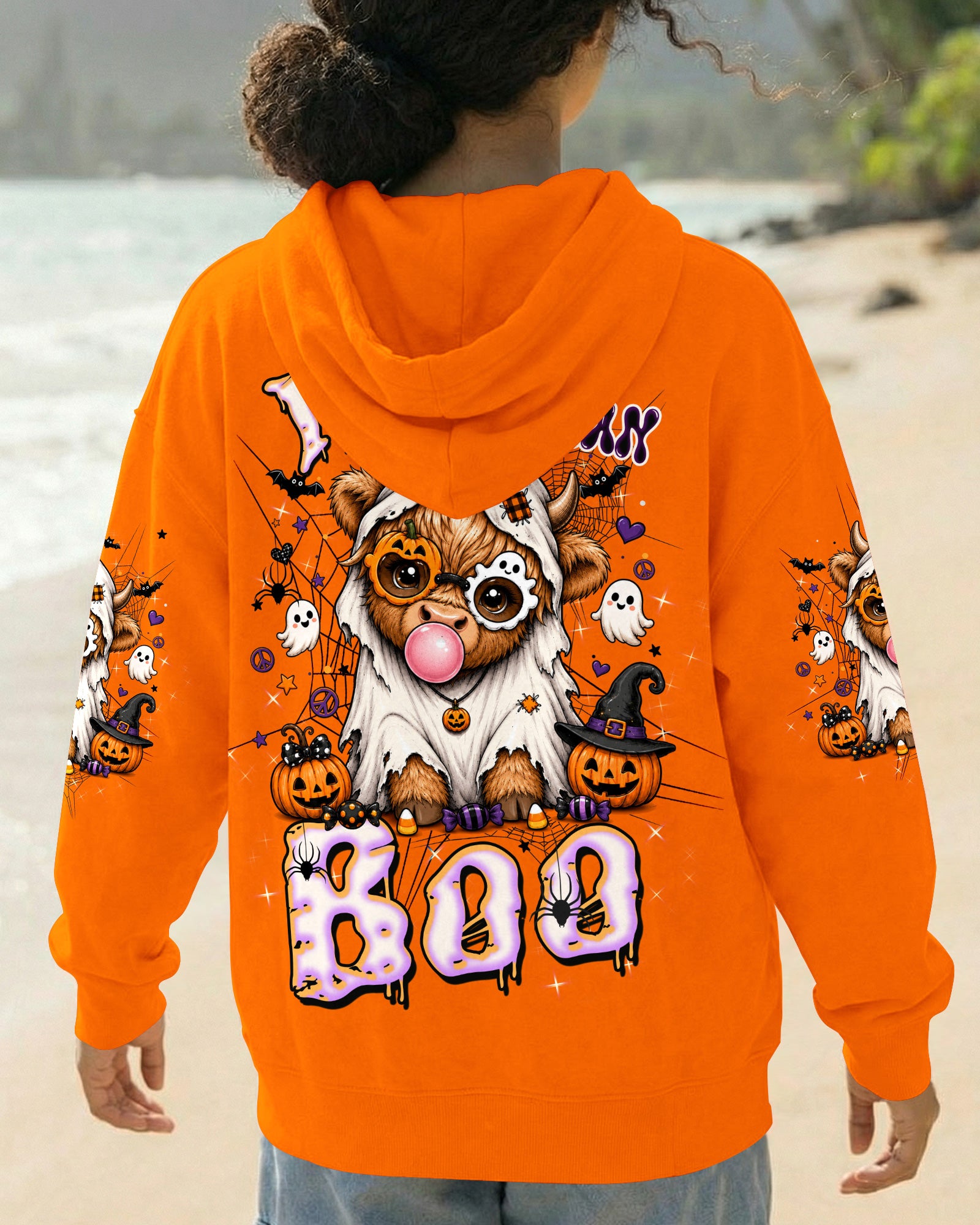 MOO I MEAN BOO HALLOWEEN ALL OVER PRINT - TLTW2007264