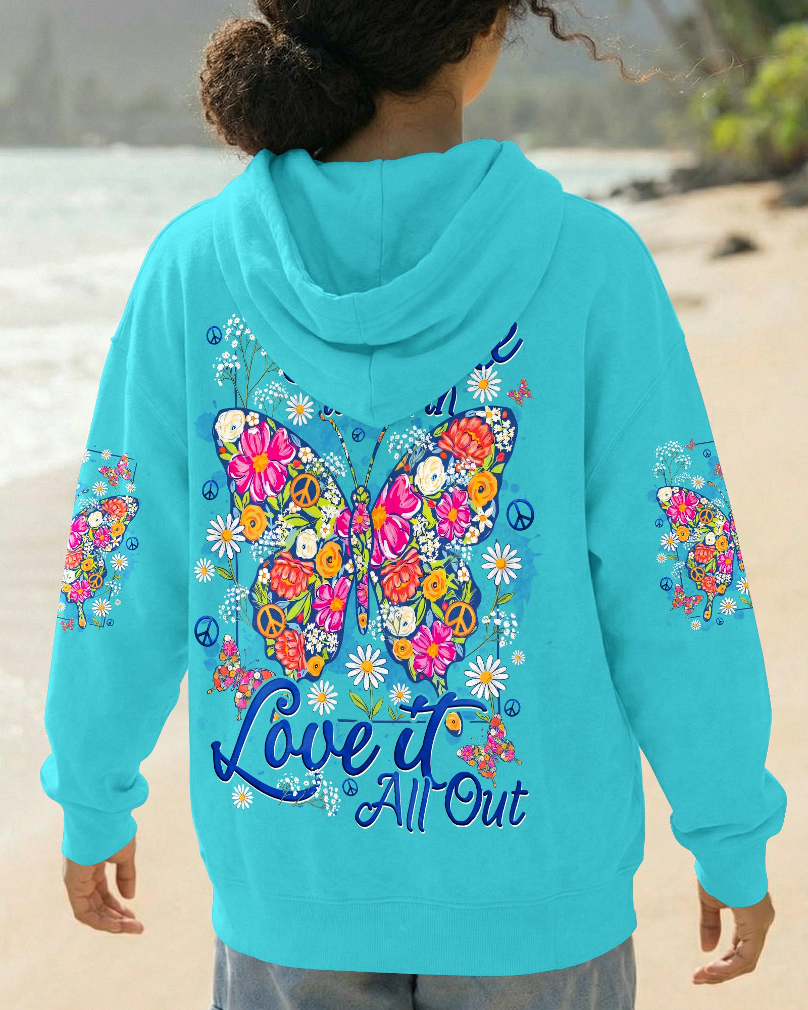 BREATHE IT ALL IN BUTTERFLY ALL OVER PRINT - TYQY1906261