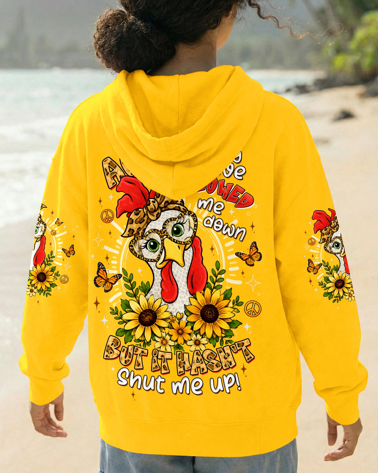 AGING MAY HAVE SLOWED ME DOWN CHICKEN ALL OVER PRINT - TLTW1906262