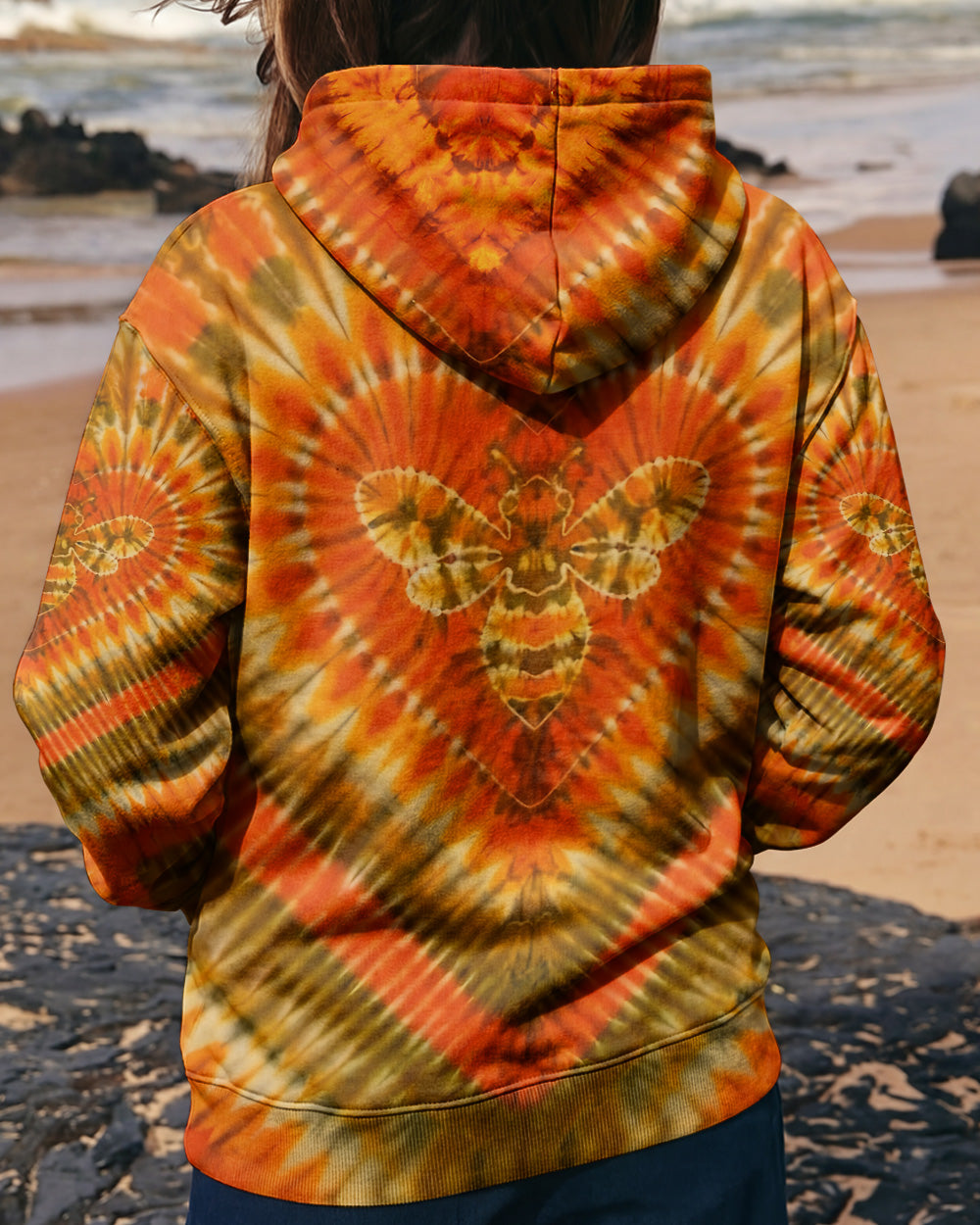 HONEY BEE HEART ALL OVER PRINT - TYQY1303262