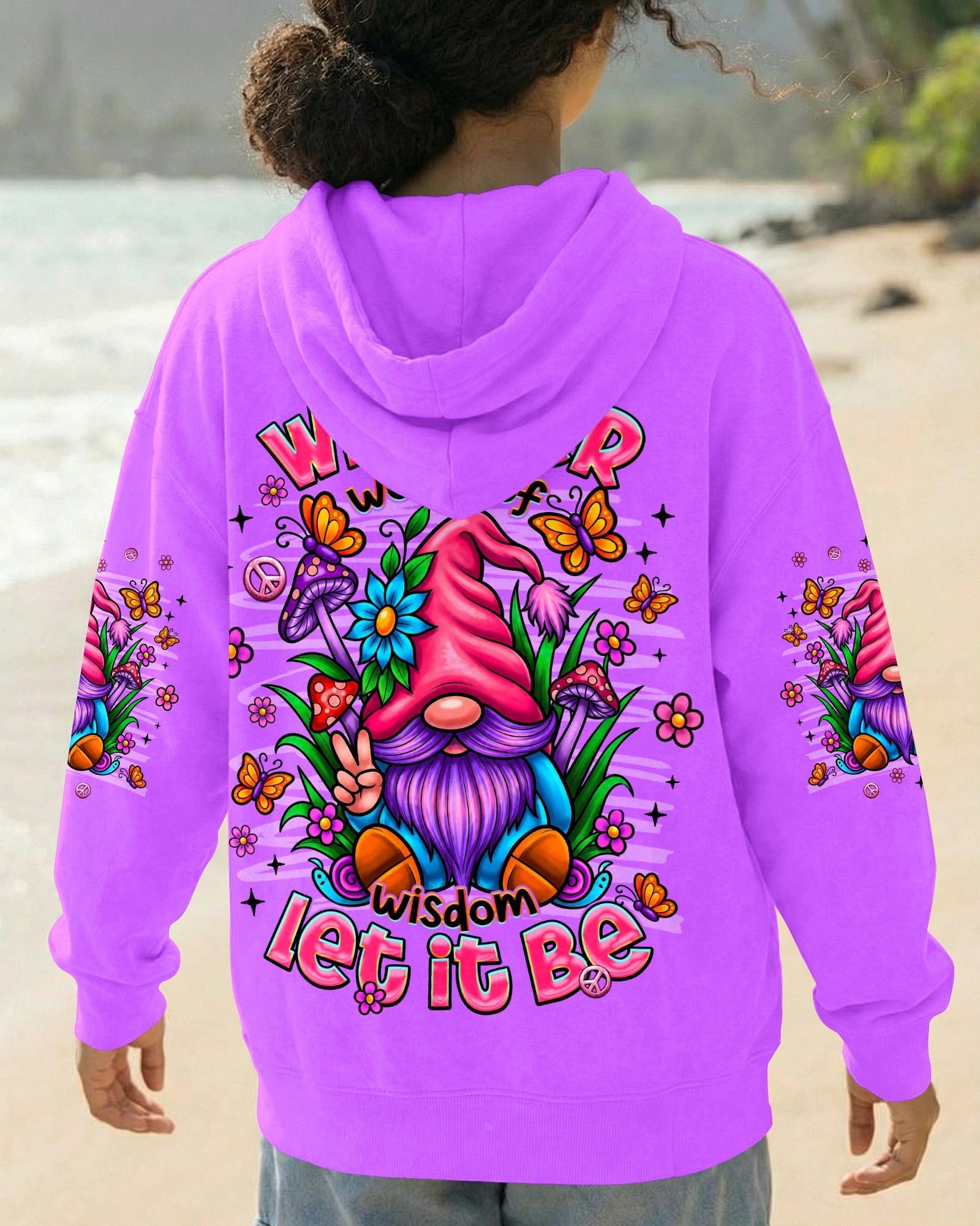 WHISPER WORDS OF WISDOM LET IT BE GNOME ALL OVER PRINT - TLNT2907261