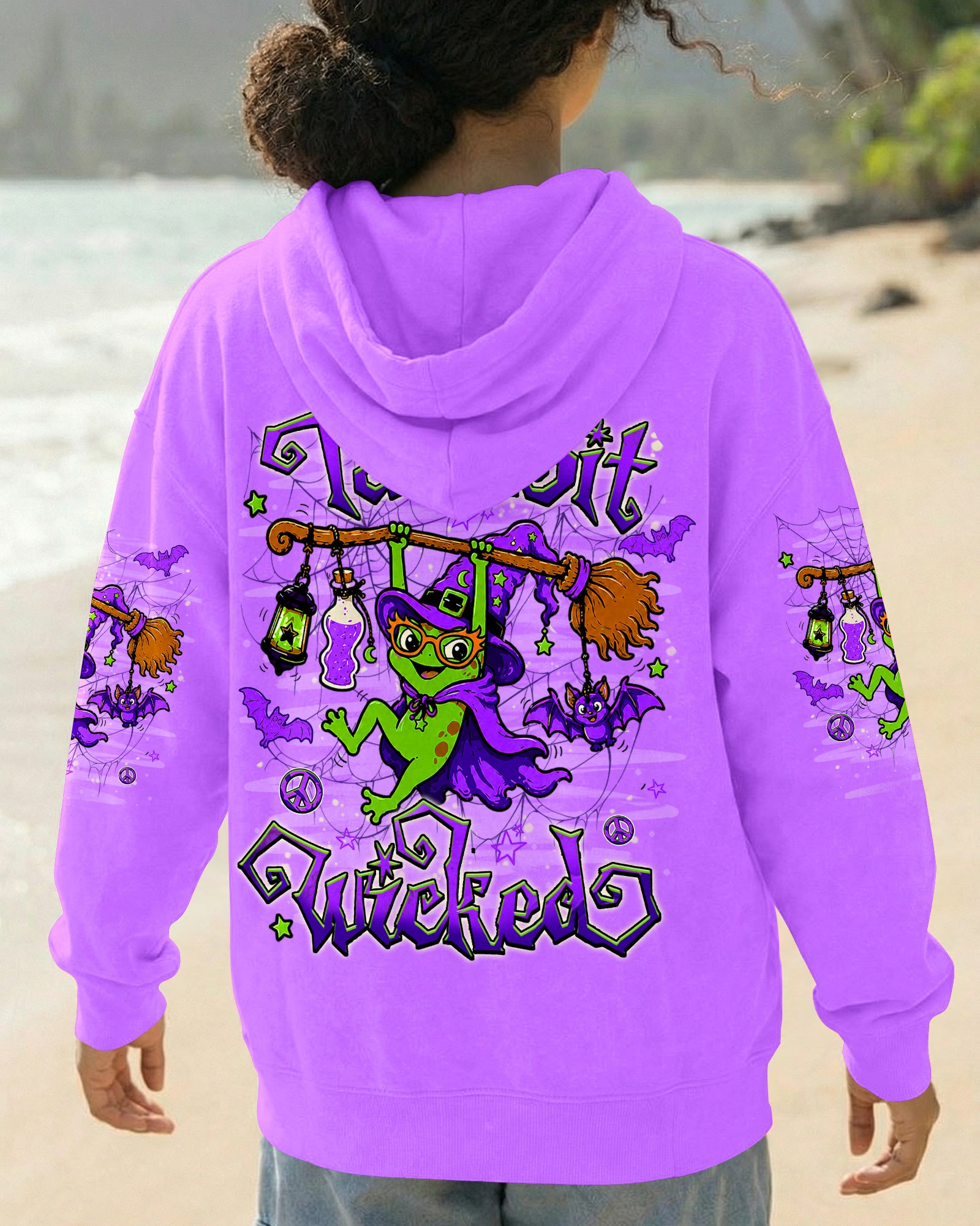 TAD BIT WICKED FROG HALLOWEEN ALL OVER PRINT - TLHN2407263