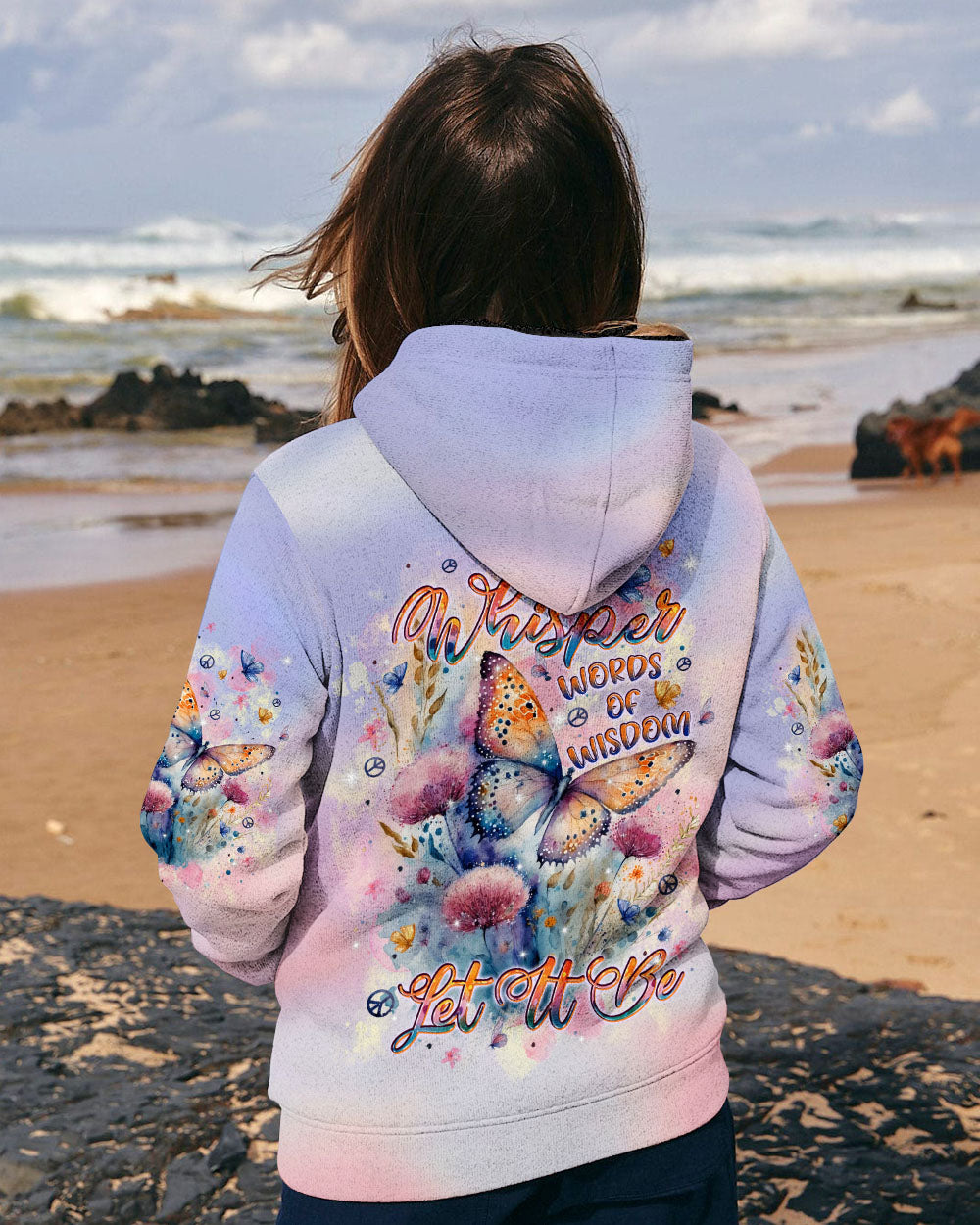 WHISPER WORDS OF WISDOM BUTTERFLY ALL OVER PRINT - TLPQ0410243