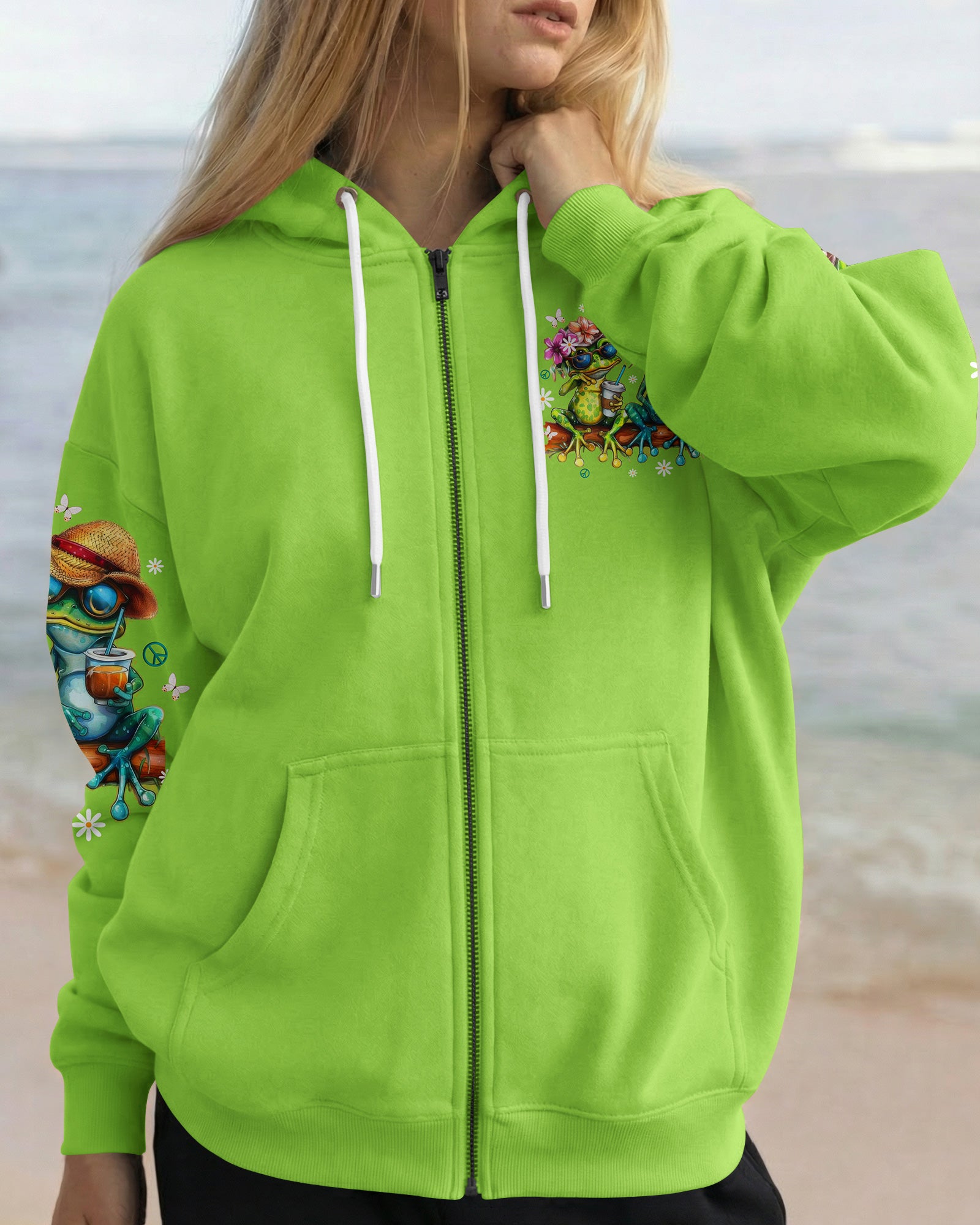 LIFE HAPPENS COFFEE HELPS FROG ALL OVER PRINT - TLTW2603263