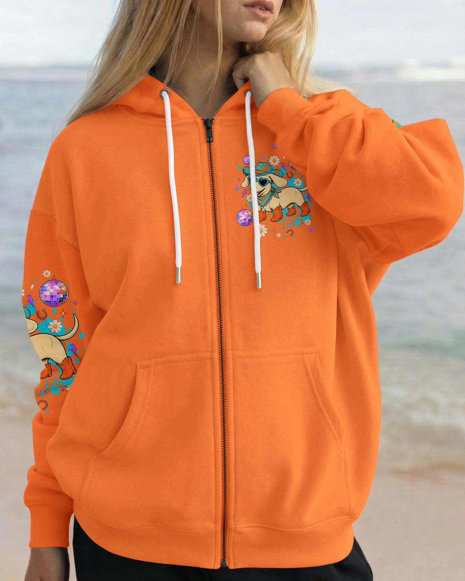 LET'S GO GIRLS DACHSHUND DOG ALL OVER PRINT - TLTW1806265
