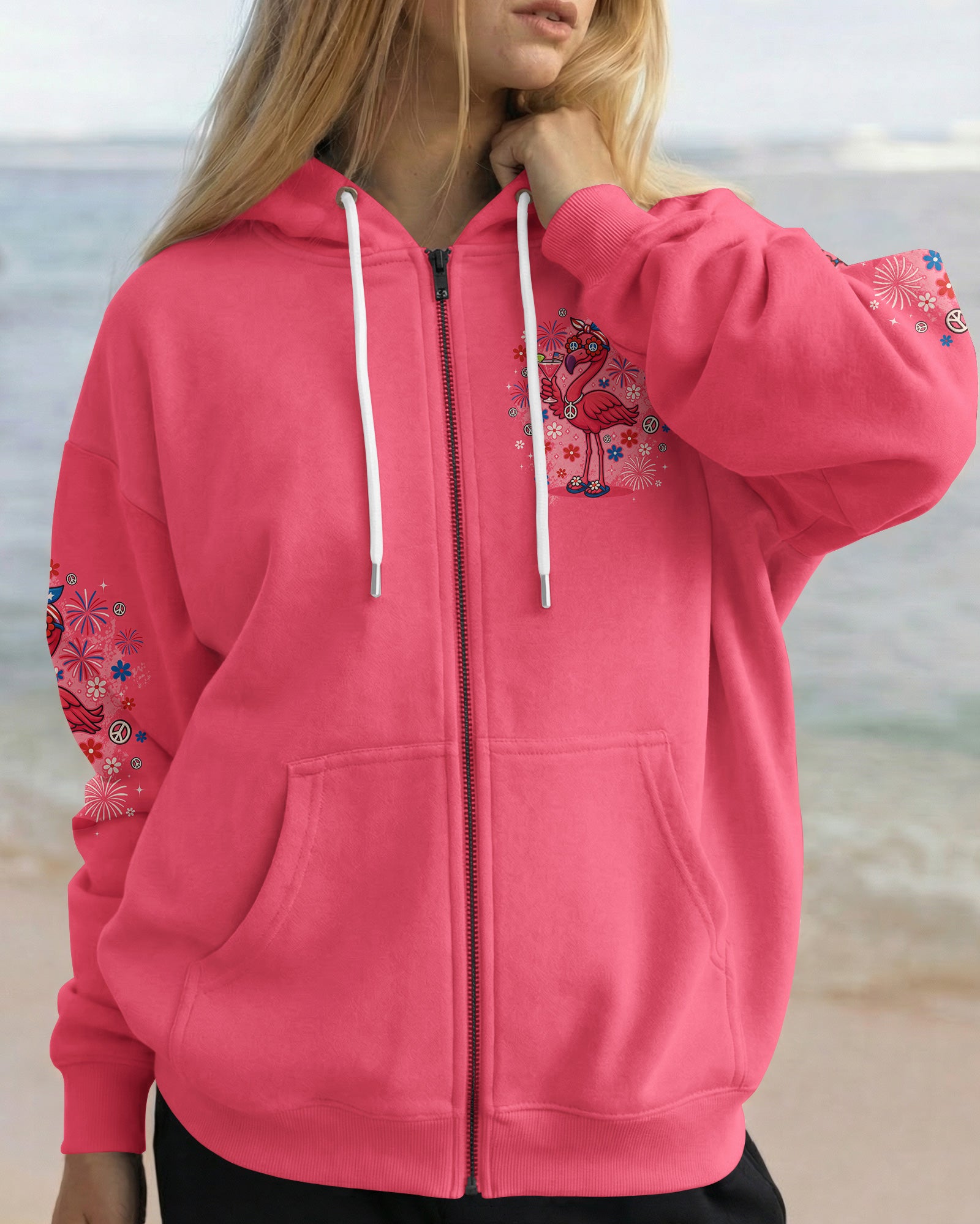 PRETTY IN PINK FLAMINGO ALL OVER PRINT - TYLN3003262