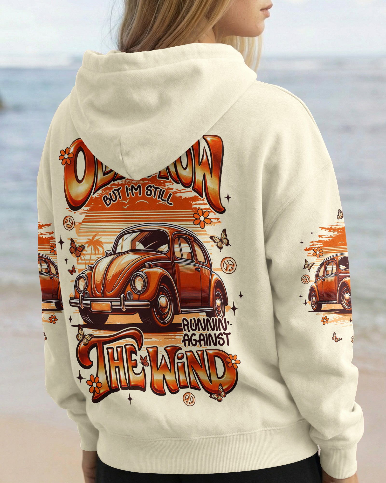 RUNNING AGAINST THE WIND RETRO CAR ALL OVER PRINT  - TLNT2003262