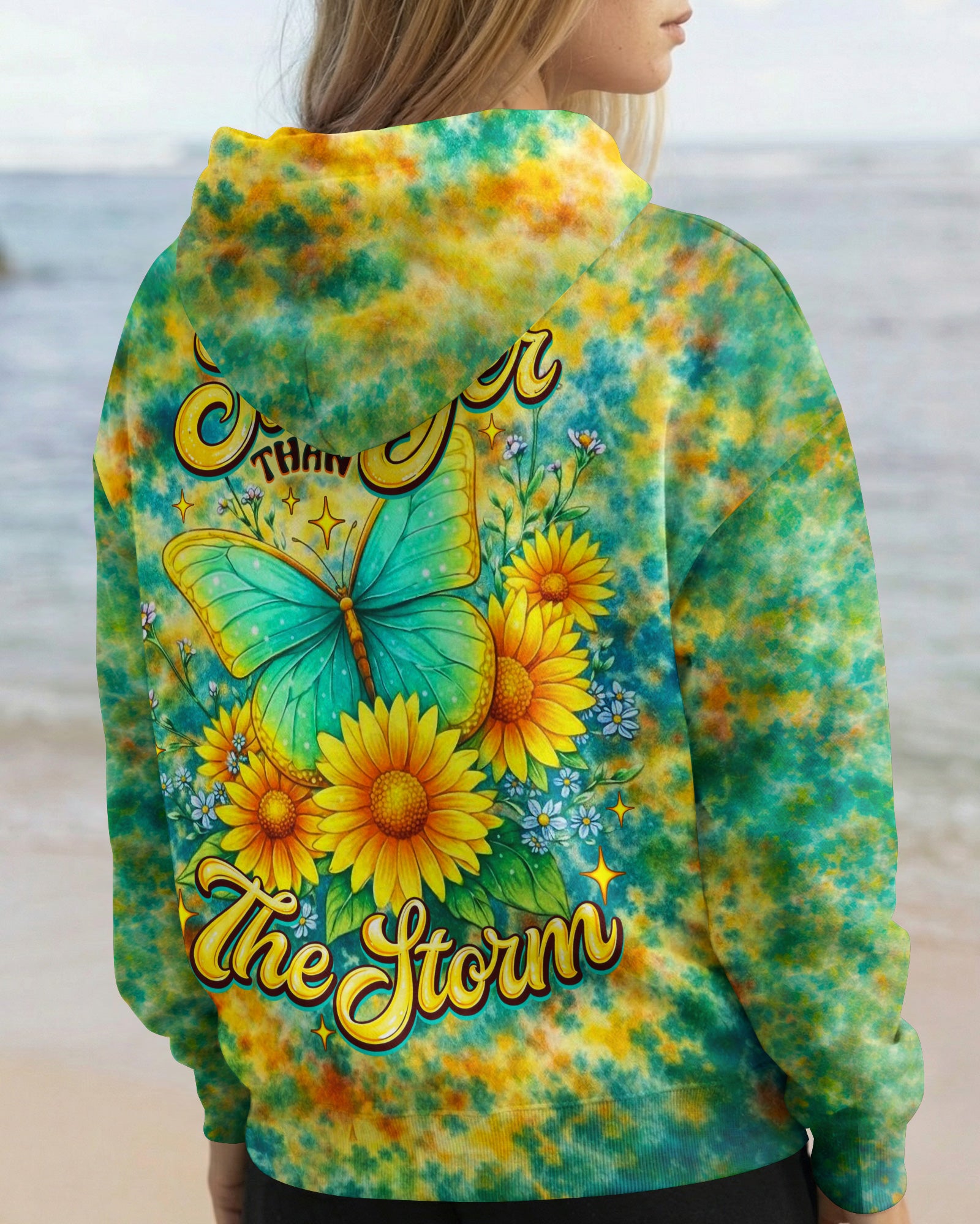 STRONGER THAN THE STORM BUTTERFLY ALL OVER PRINT  - TLNO2803262