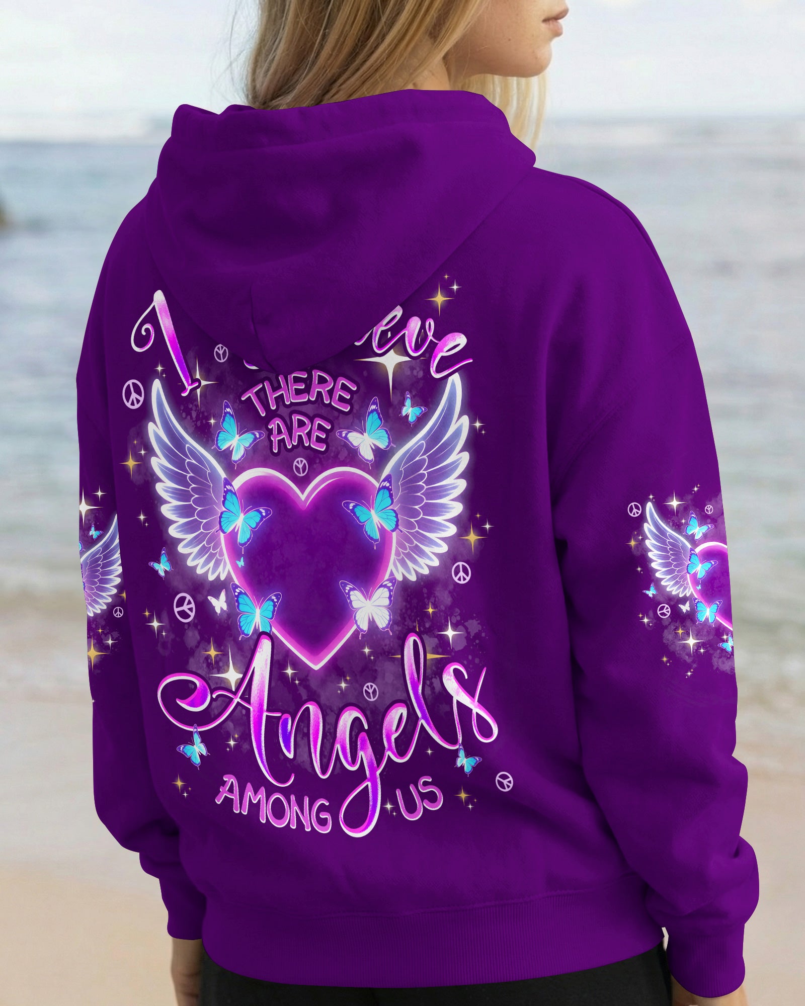 I BELIEVE THERE ARE ANGELS AMONG US ALL OVER PRINT - TYPQ1103261