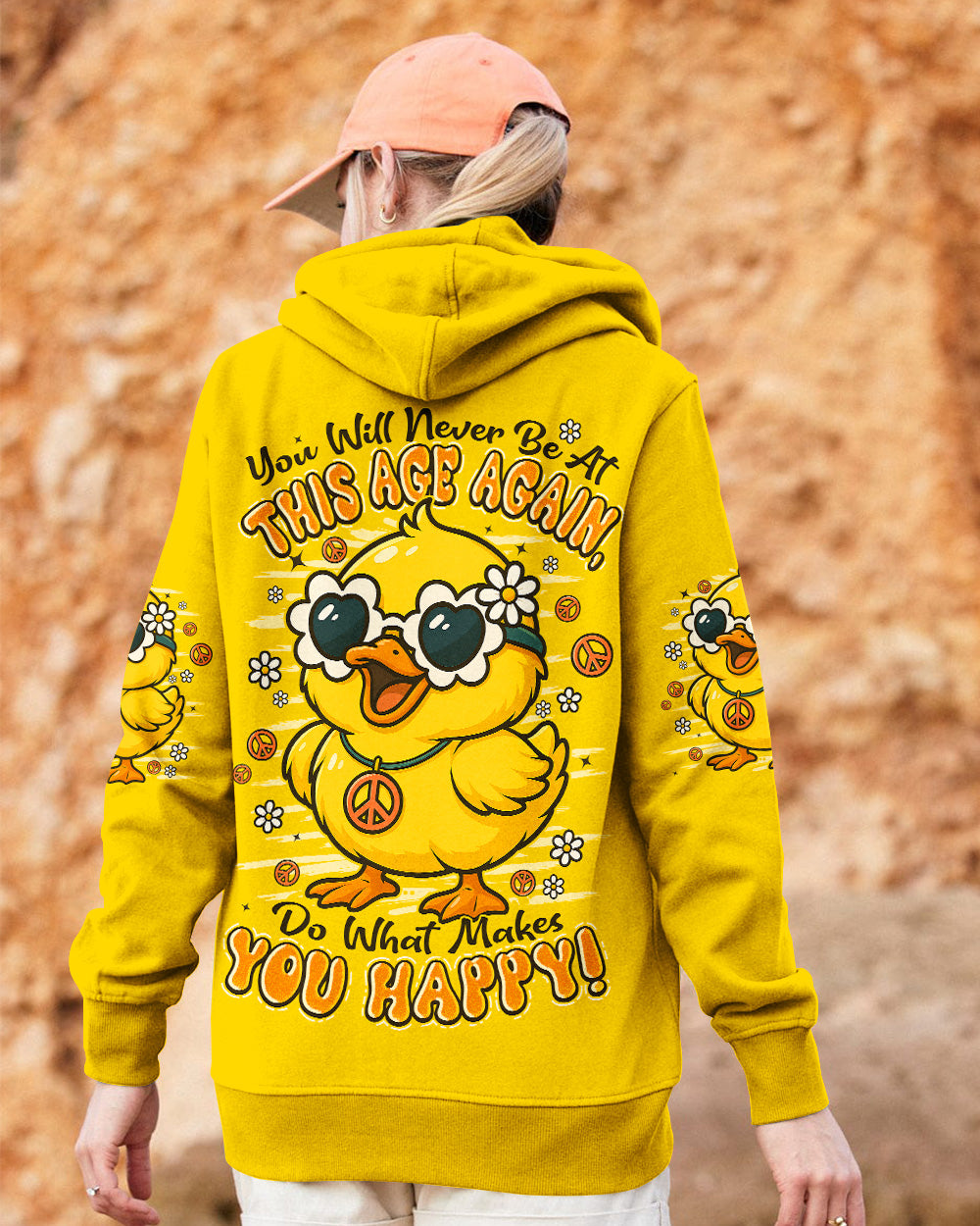 DO WHAT MAKES YOU HAPPY DUCK ALL OVER PRINT - TYPQ1209251