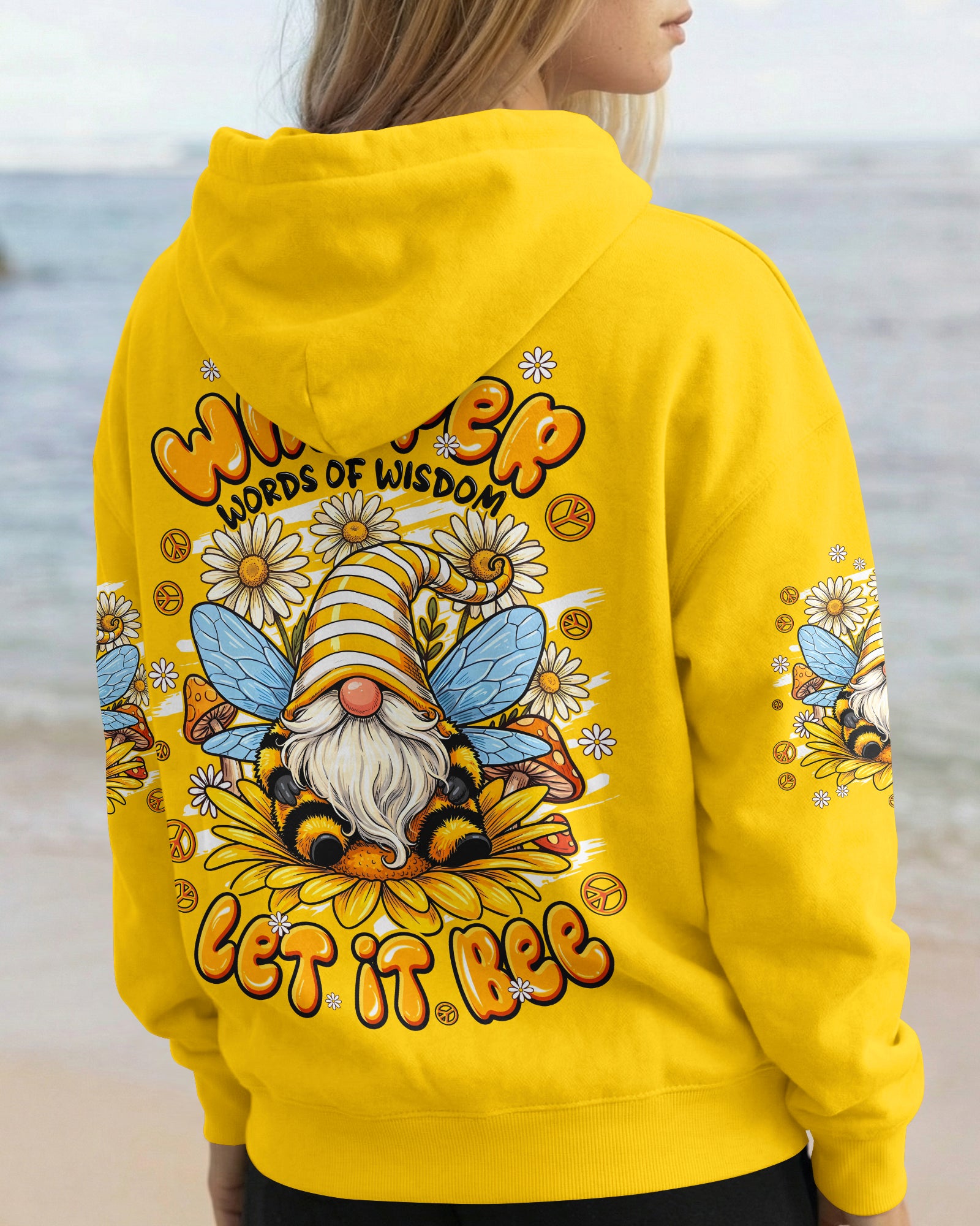 WHISPER WORDS OF WISDOM LET IT BEE GNOME ALL OVER PRINT - TYPQ1407261