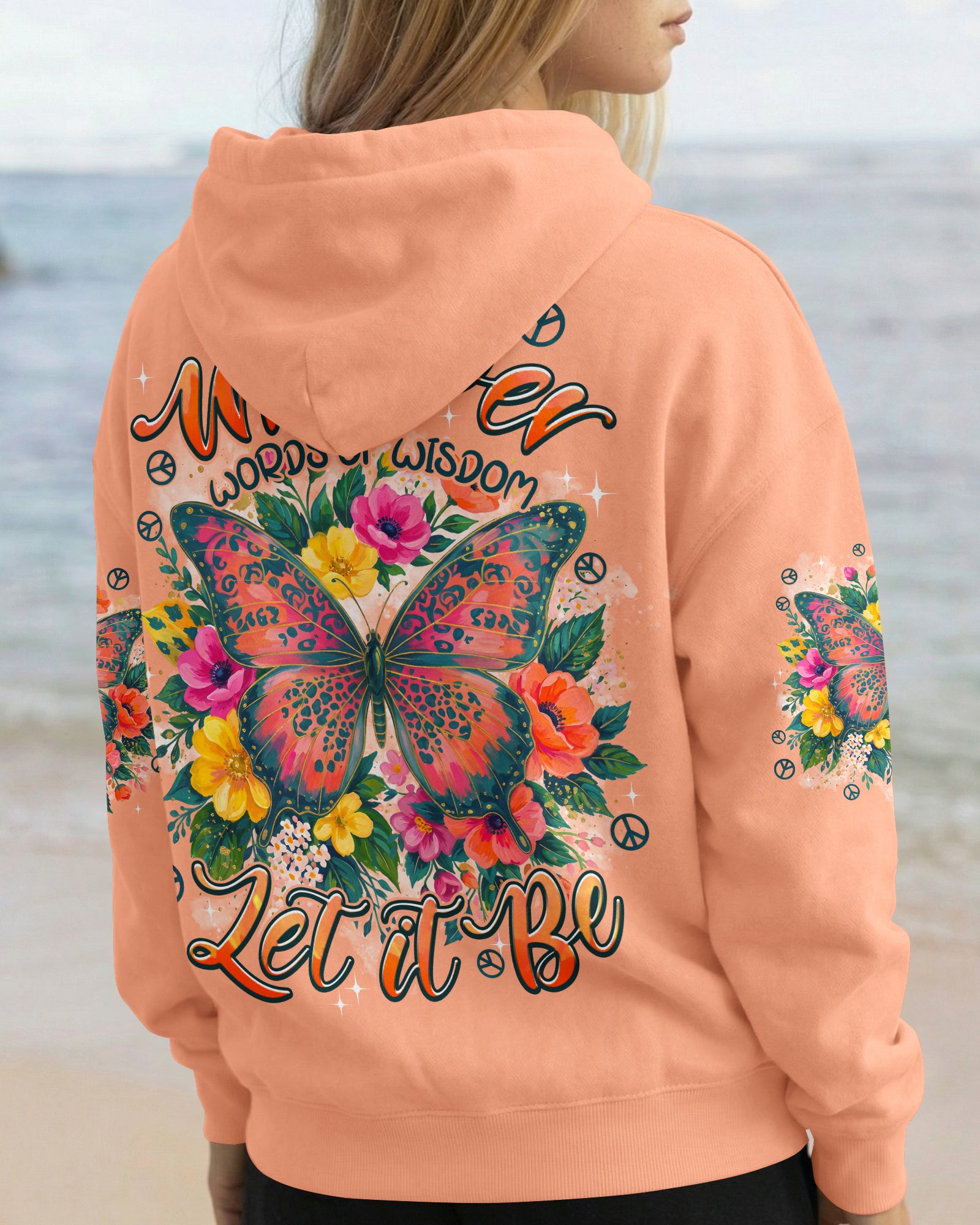 WHISPER WORDS OF WISDOM LET IT BE BUTTERFLY ALL OVER PRINT - TYPQ2207263
