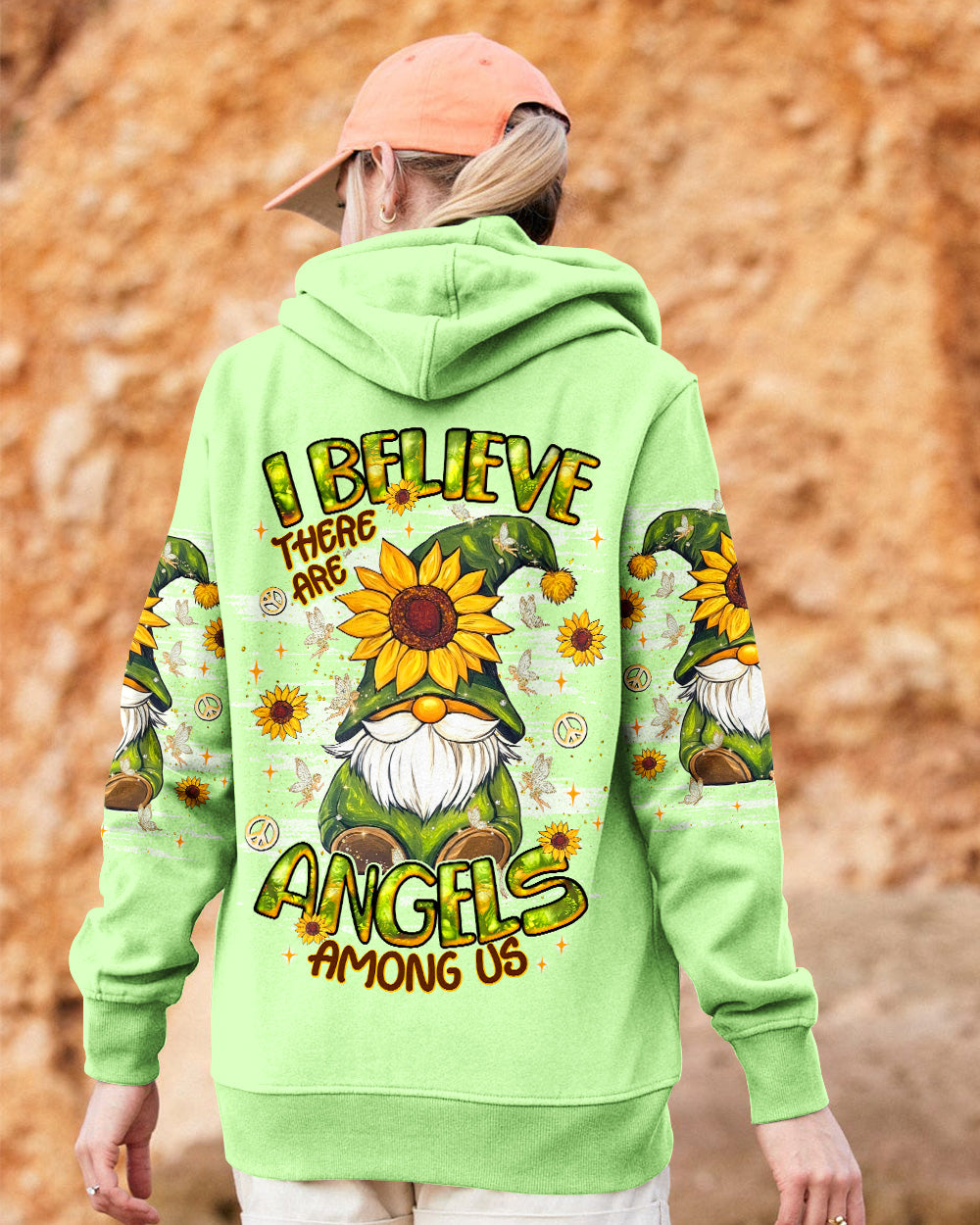 I BELIEVE THERE ARE ANGELS AMONG US GNOME  ALL OVER PRINT - TLNT0502261