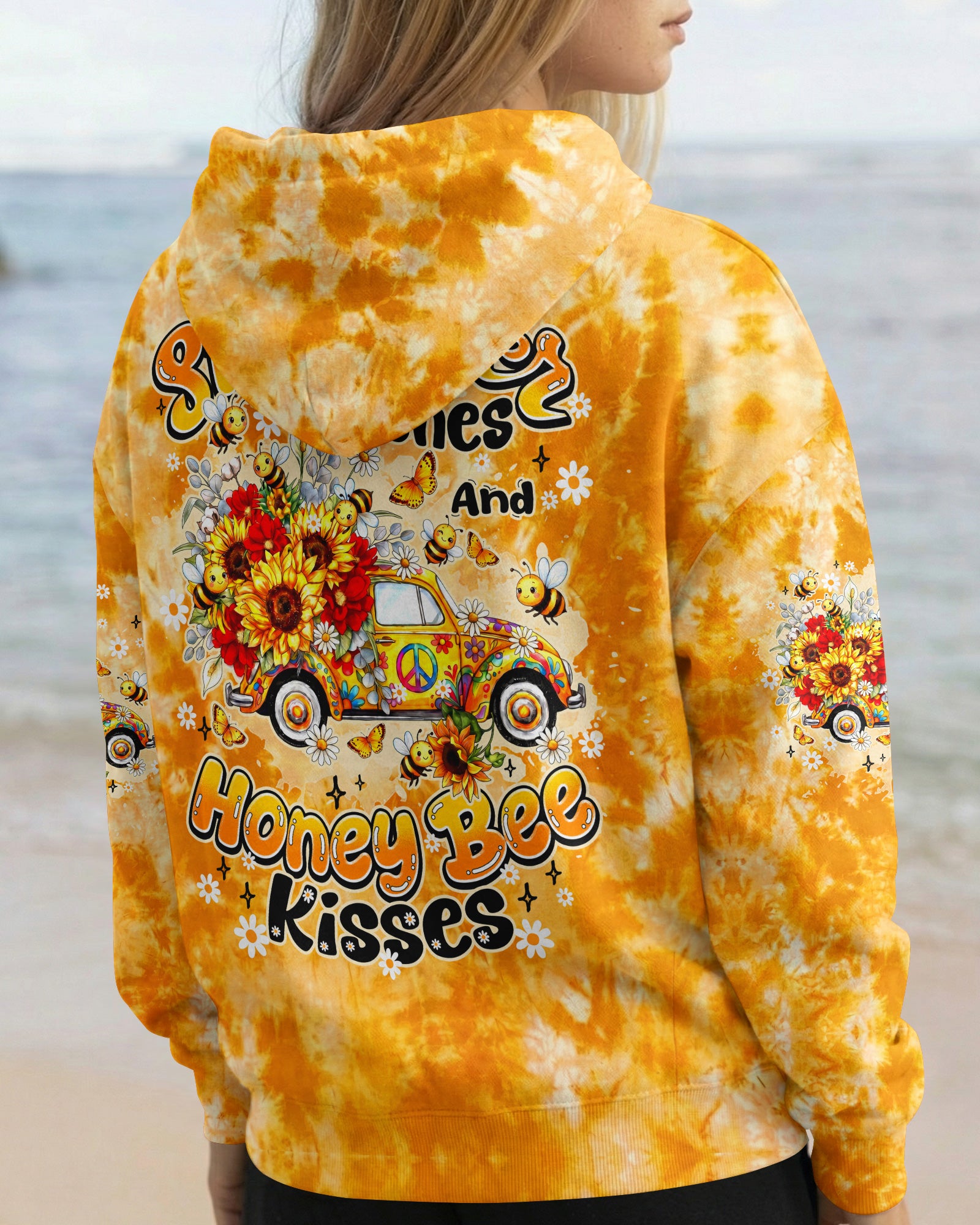 SUNFLOWER WISHES AND HONEY BEE KISSES ALL OVER PRINT - TY2804261