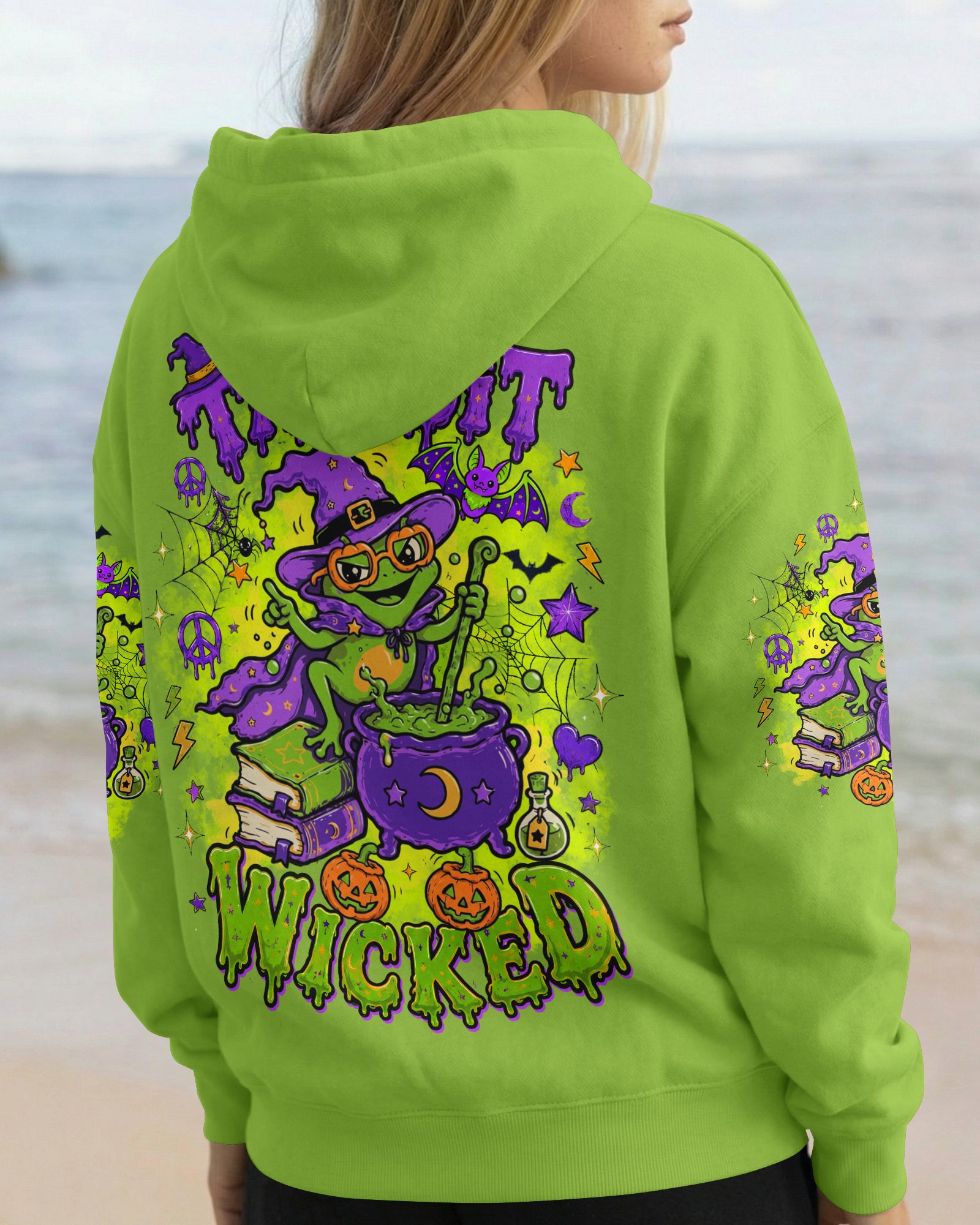 TAD BIT WICKED FROG HALLOWEEN ALL OVER PRINT - TLTW2107261