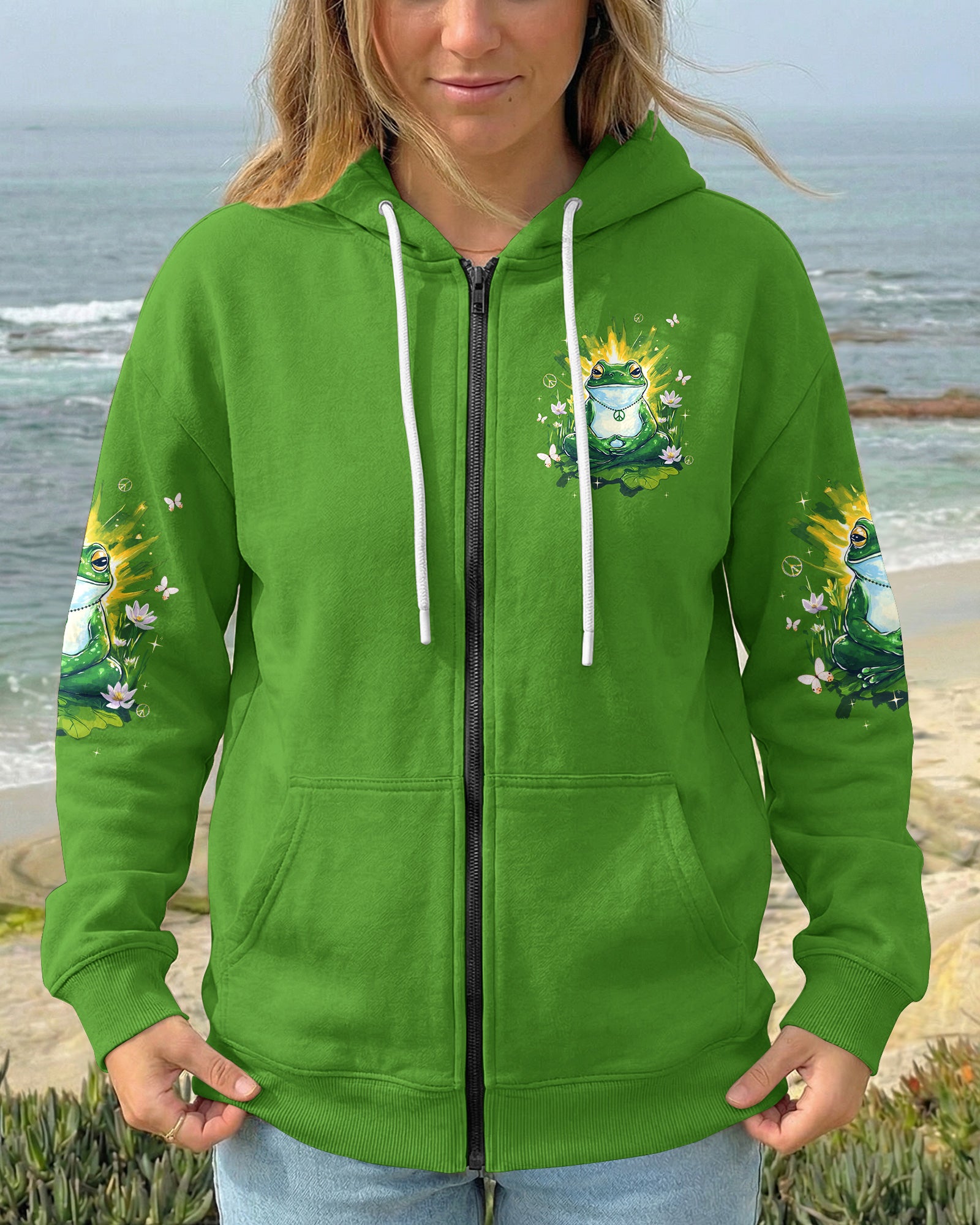 JUST BREATHE FROG  ALL OVER PRINT - TLTW2403261
