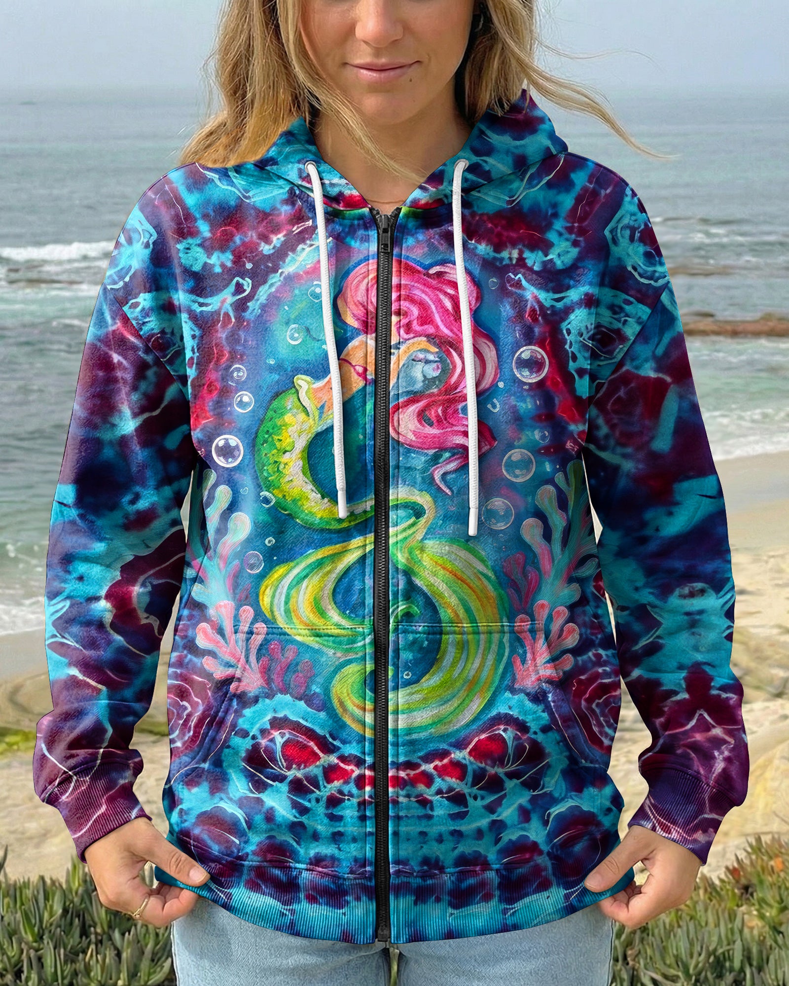 MERMAID SPIRIT FLOW ALL OVER PRINT - KM0604261